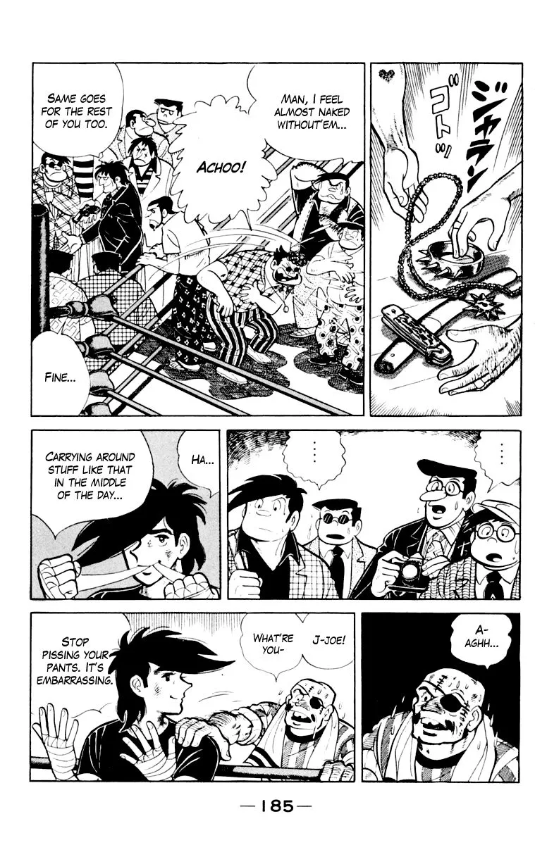 Ashita no Joe Chapter 106 page 185 - 