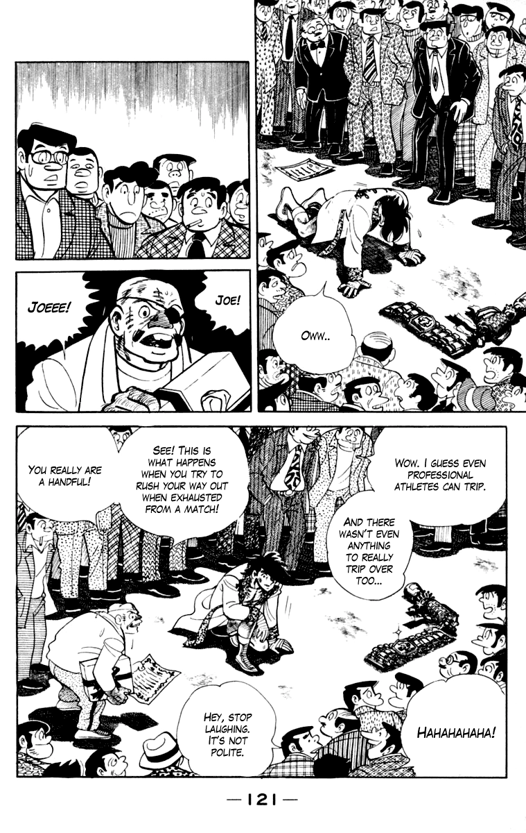 Ashita no Joe Chapter 110 page 122 - 
