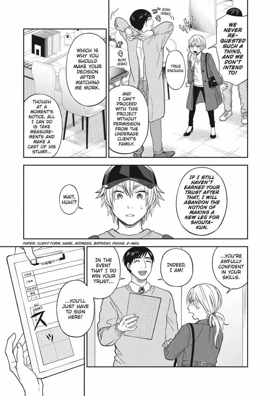 Atarashii Ashi de Kakenukero. Chapter 11 page 3 - 