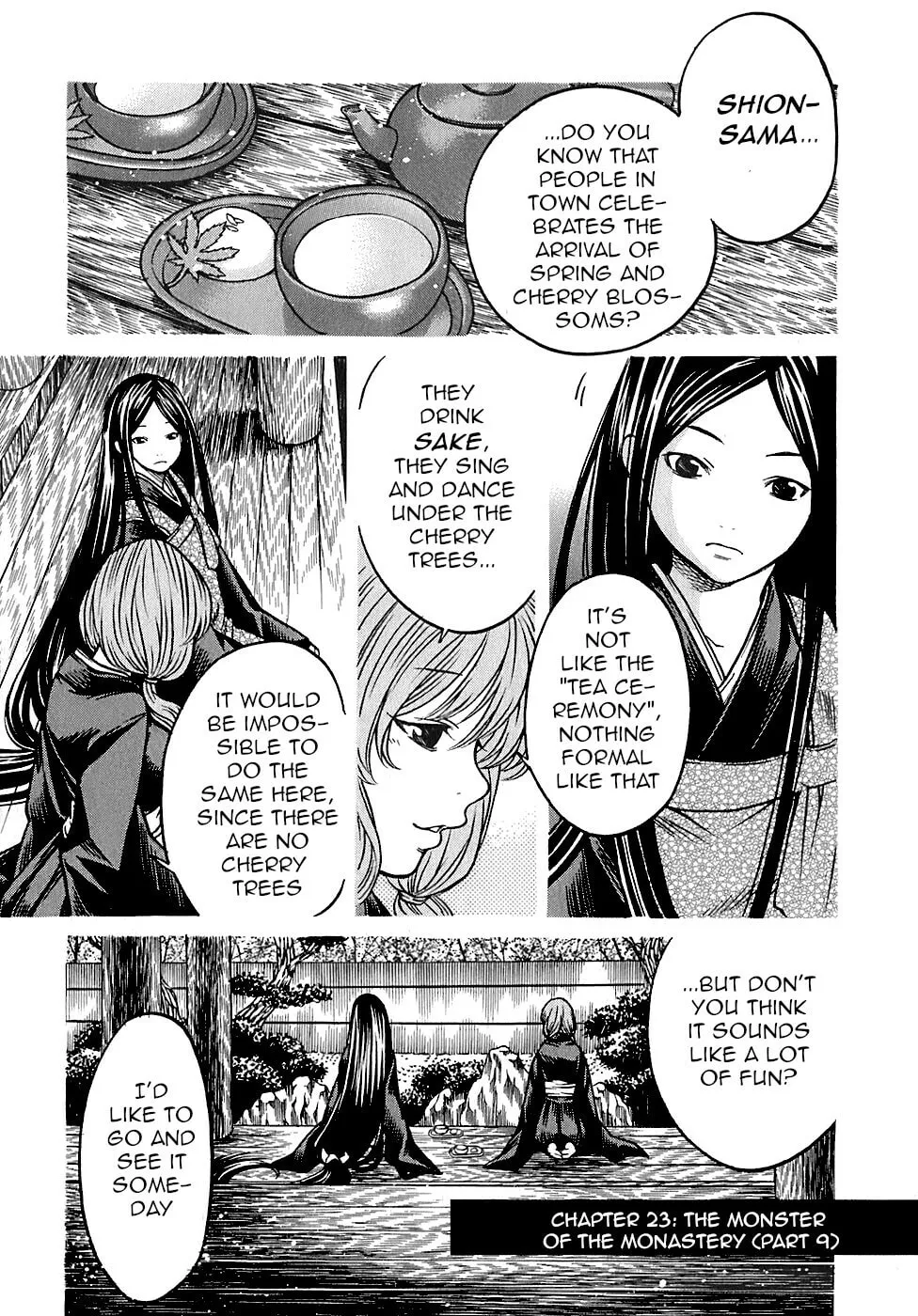Ateya no Tsubaki Chapter 23 page 1 - 