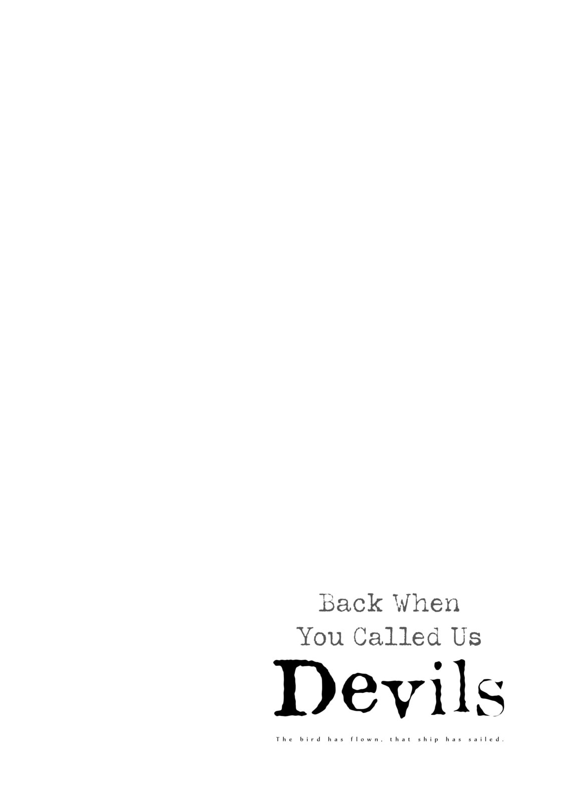Back When You Called Us Devils Chapter 151 page 18 - 