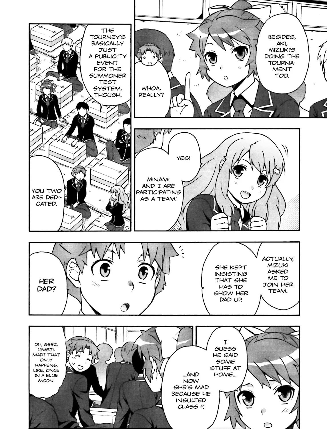 Baka & Test: Summon the Beast Chapter 11 page 25 - 