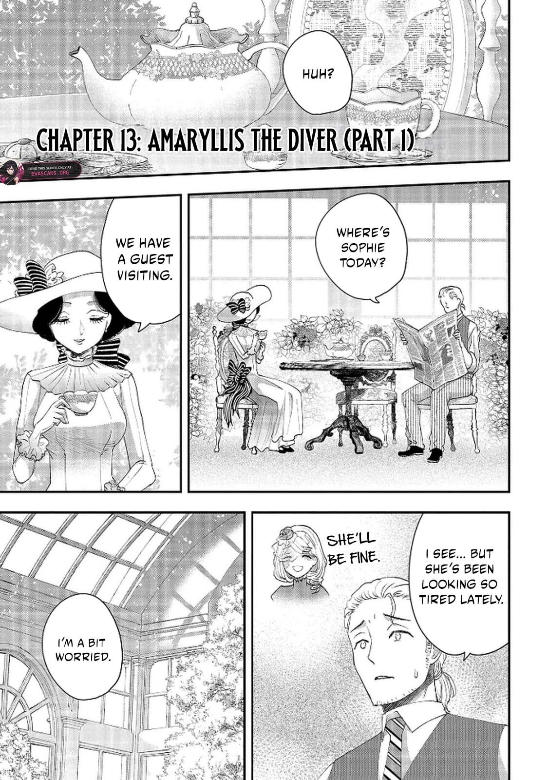 Bakemono Jou Sophie no Salon Chapter 12.1 page 2 - 