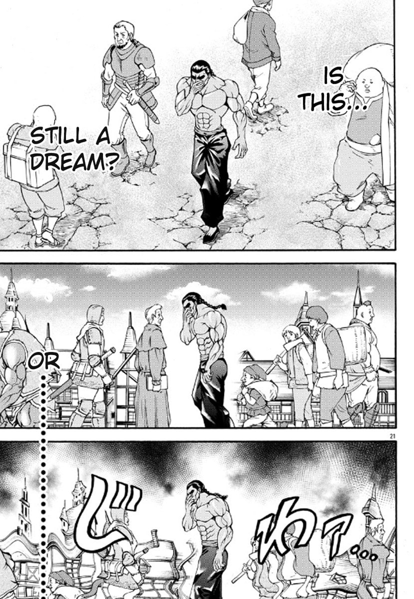 Baki Side Story: Retsu Kaioh Doesn't Mind Even If It's in Another World Chapter 1 page 20 - 