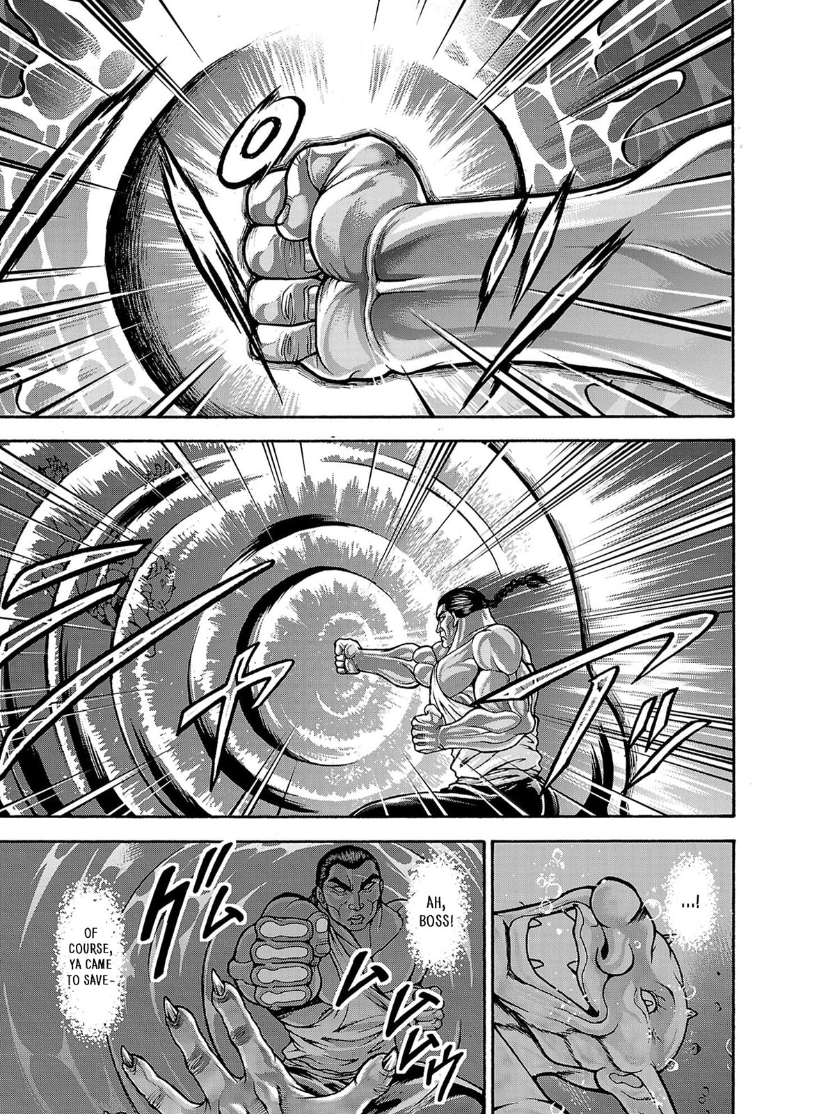 Baki Side Story: Retsu Kaioh Doesn't Mind Even If It's in Another World Chapter 40 page 3 - 