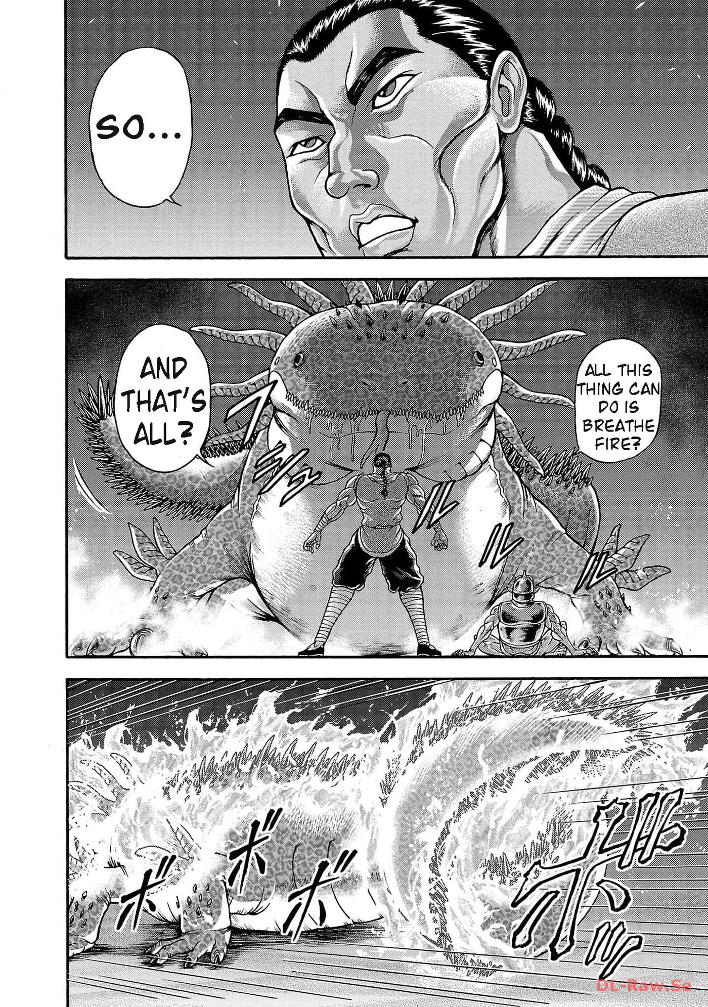 Baki Side Story: Retsu Kaioh Doesn't Mind Even If It's in Another World Chapter 47 page 8 - 