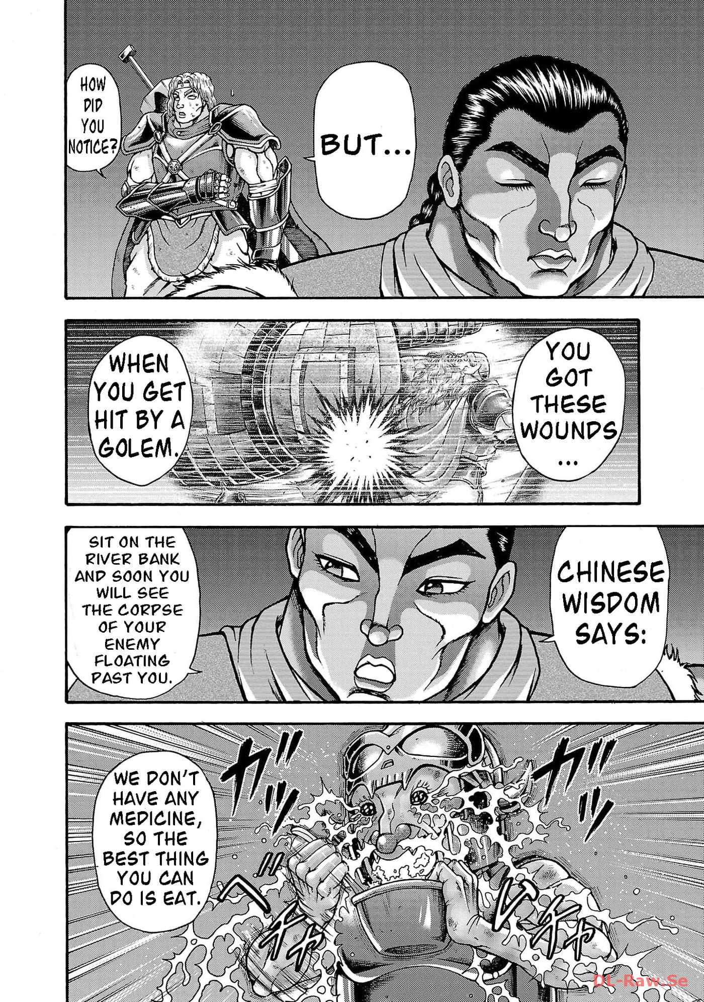 Baki Side Story: Retsu Kaioh Doesn't Mind Even If It's in Another World Chapter 48 page 10 - 