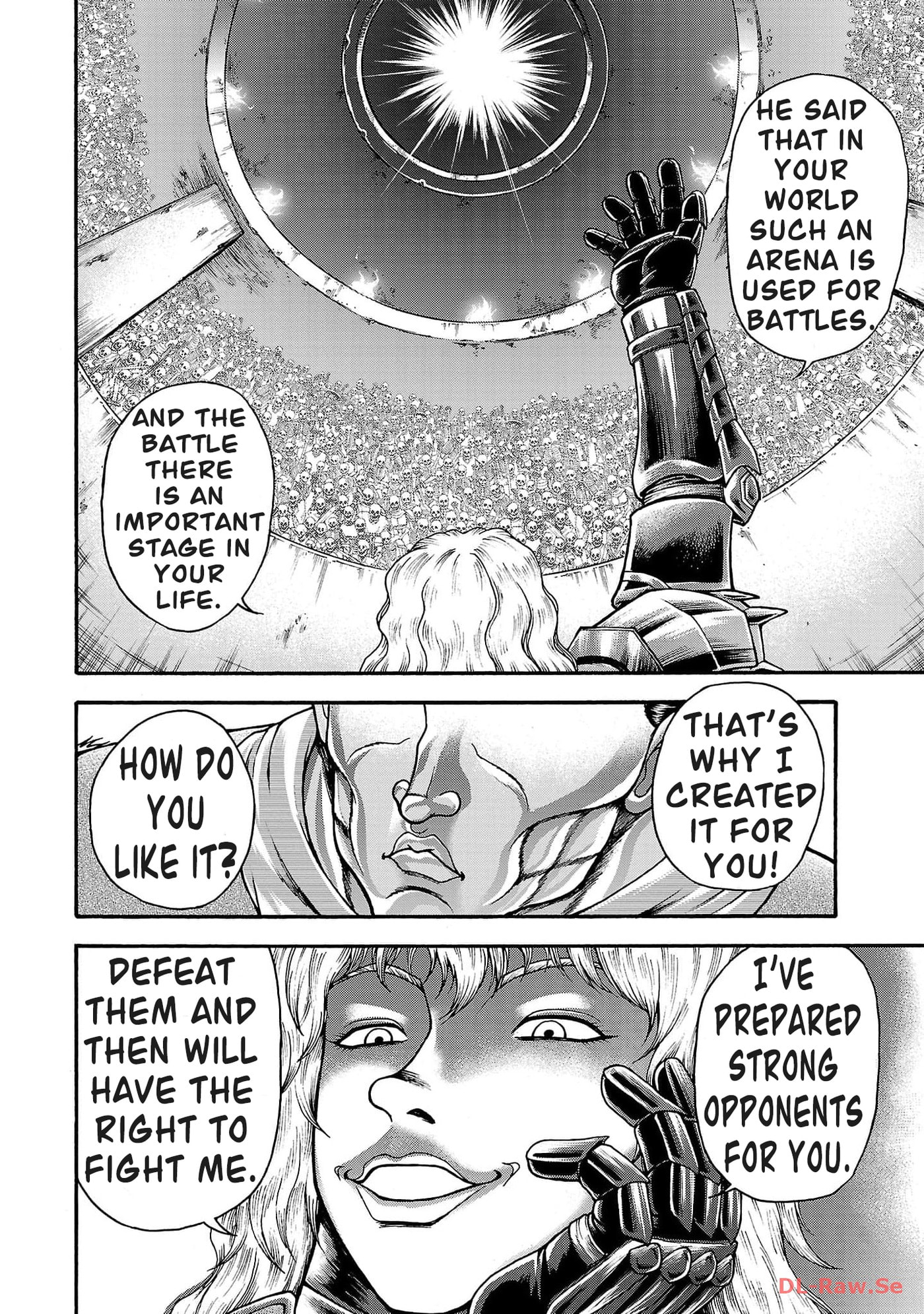 Baki Side Story: Retsu Kaioh Doesn't Mind Even If It's in Another World Chapter 49 page 11 - 