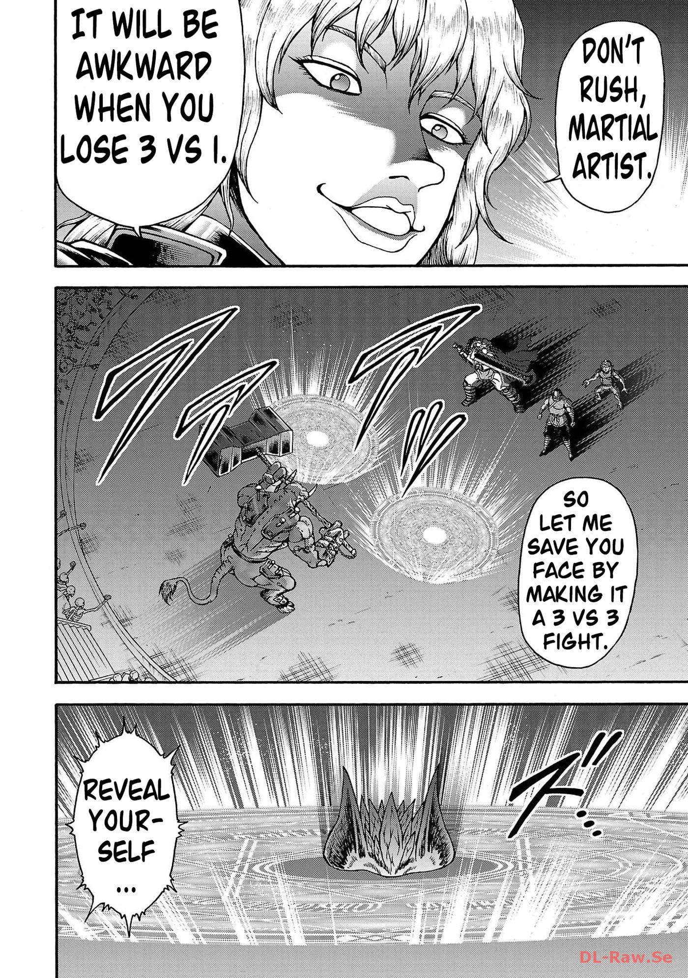 Baki Side Story: Retsu Kaioh Doesn't Mind Even If It's in Another World Chapter 50 page 6 - 