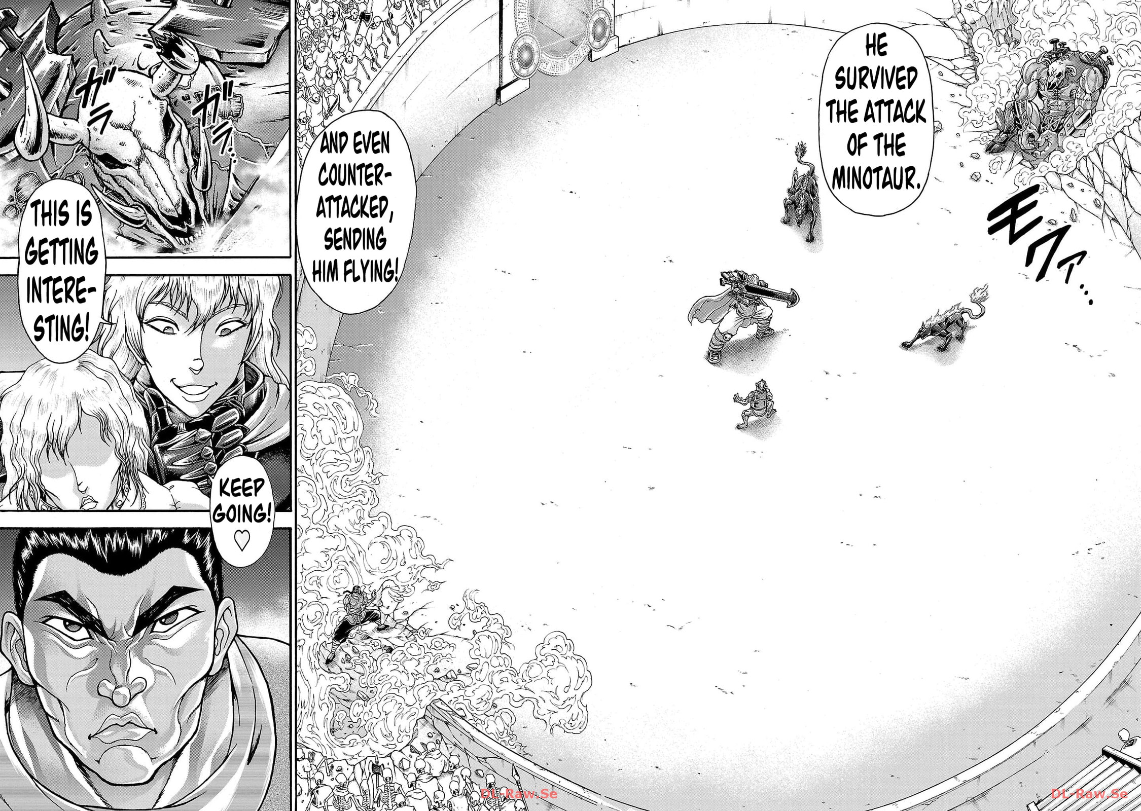 Baki Side Story: Retsu Kaioh Doesn't Mind Even If It's in Another World Chapter 51 page 2 - 