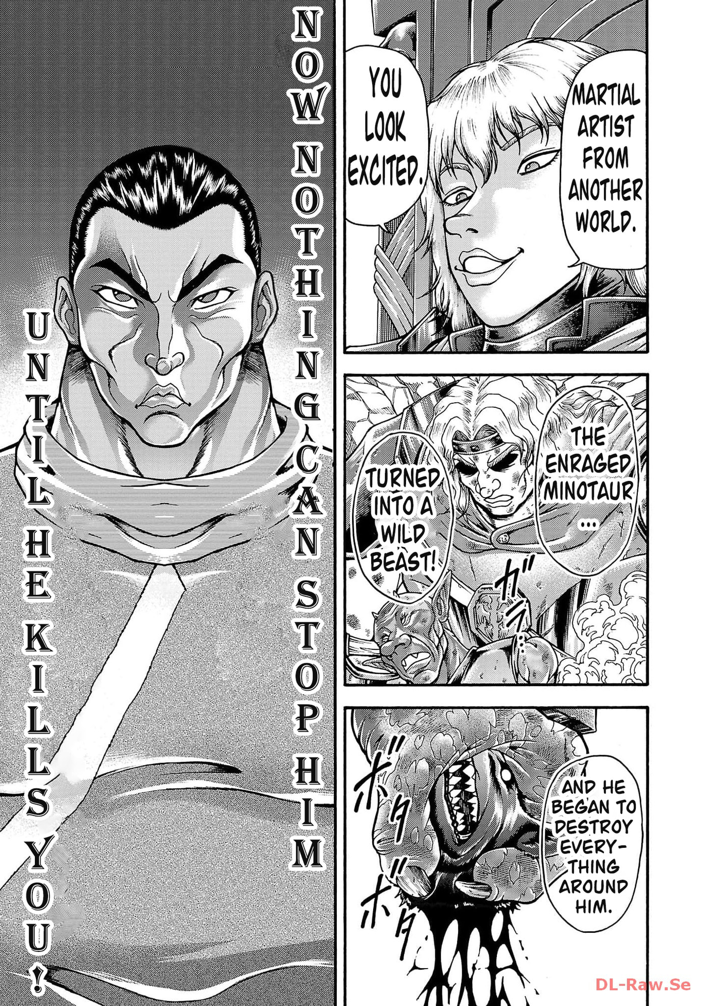 Baki Side Story: Retsu Kaioh Doesn't Mind Even If It's in Another World Chapter 51 page 17 - 