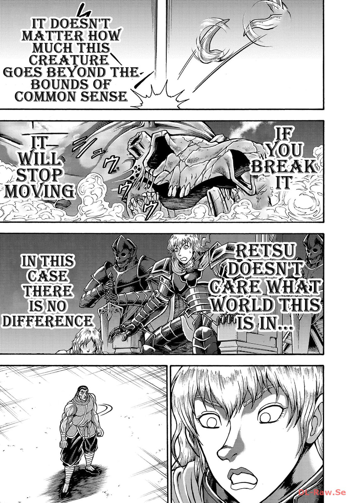 Baki Side Story: Retsu Kaioh Doesn't Mind Even If It's in Another World Chapter 52 page 16 - 