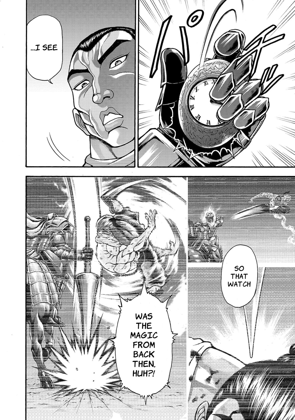 Baki Side Story: Retsu Kaioh Doesn't Mind Even If It's in Another World Chapter 53 page 15 - 