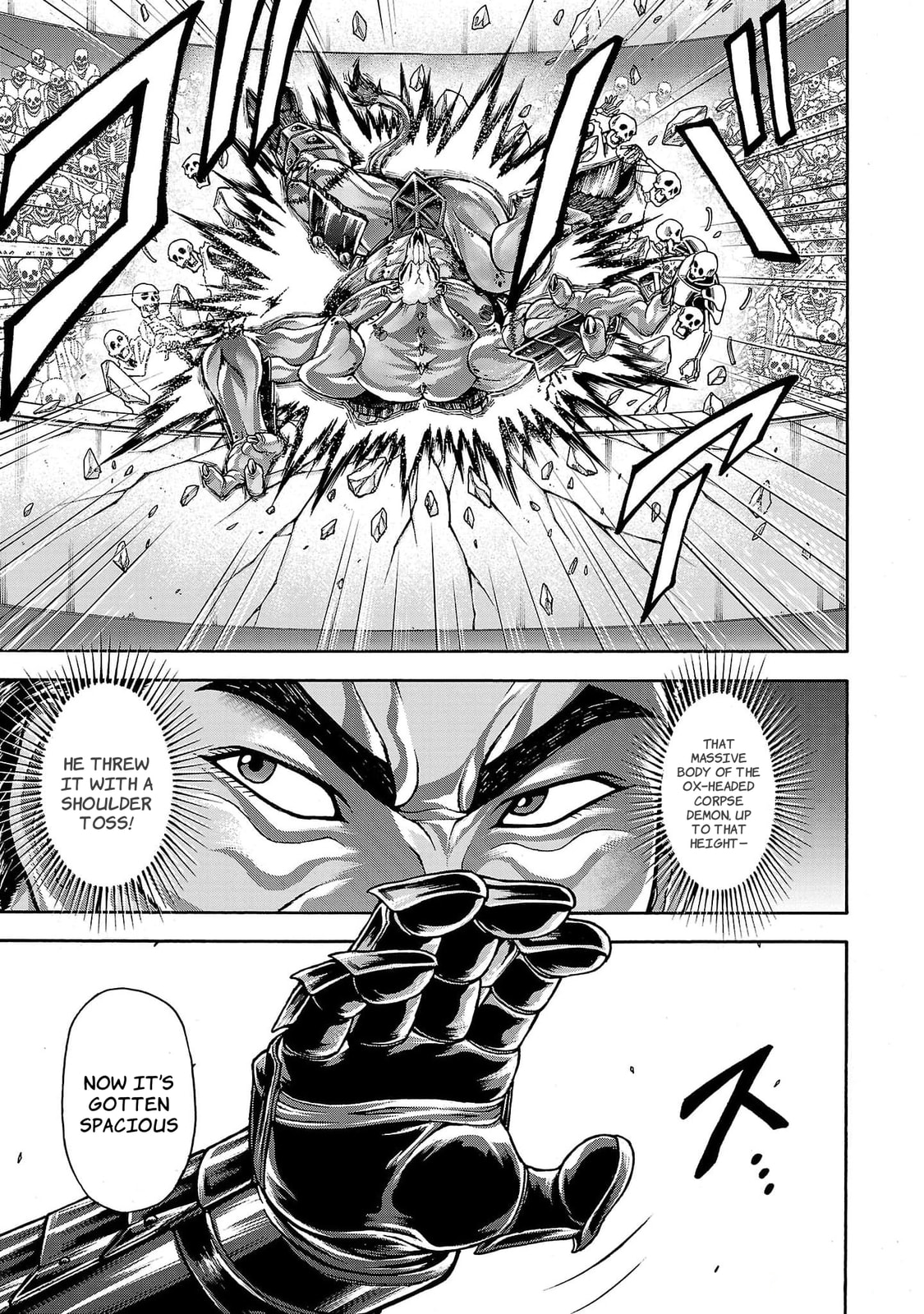 Baki Side Story: Retsu Kaioh Doesn't Mind Even If It's in Another World Chapter 54 page 14 - 