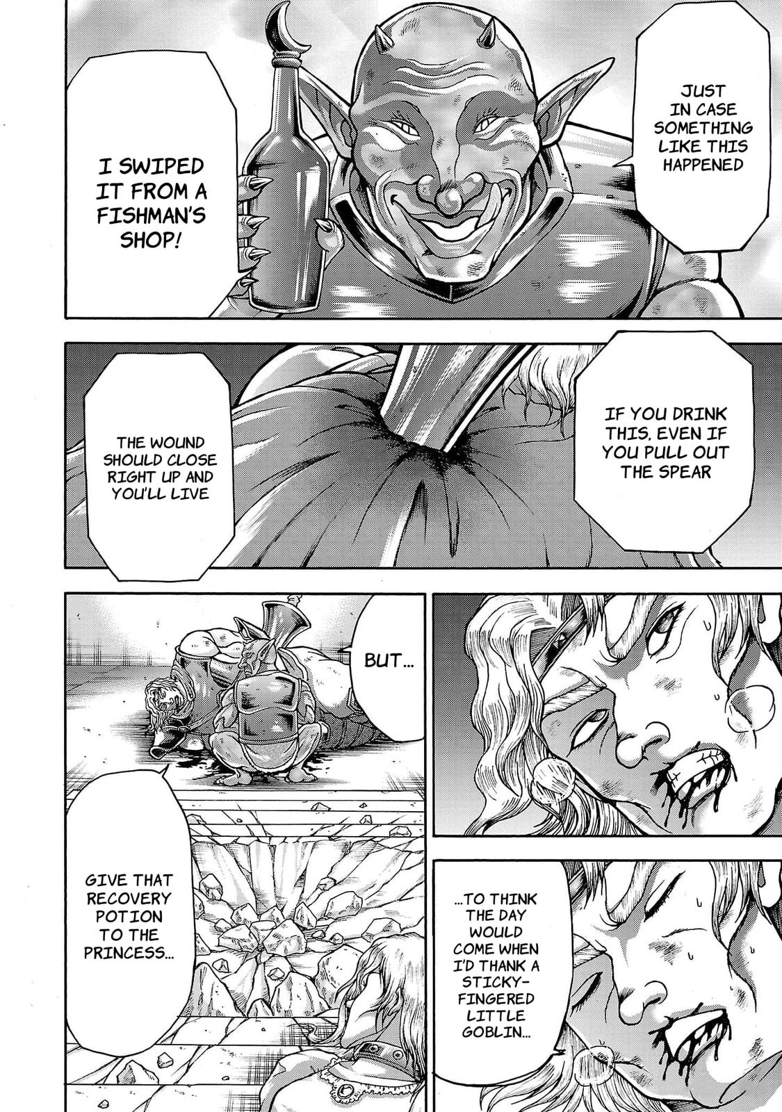 Baki Side Story: Retsu Kaioh Doesn't Mind Even If It's in Another World Chapter 54 page 4 - 