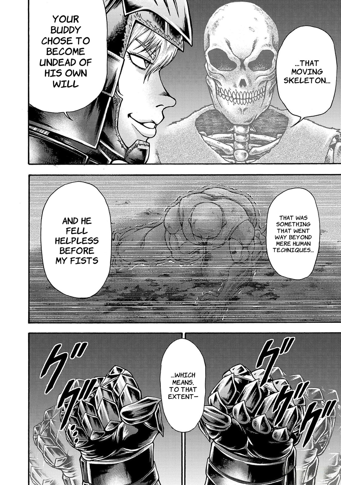 Baki Side Story: Retsu Kaioh Doesn't Mind Even If It's in Another World Chapter 55 page 14 - 