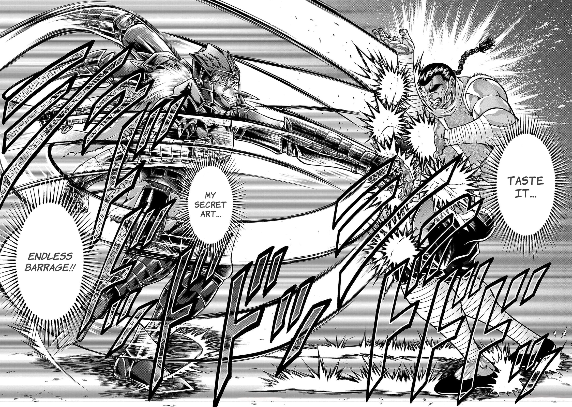 Baki Side Story: Retsu Kaioh Doesn't Mind Even If It's in Another World Chapter 56 page 2 - 
