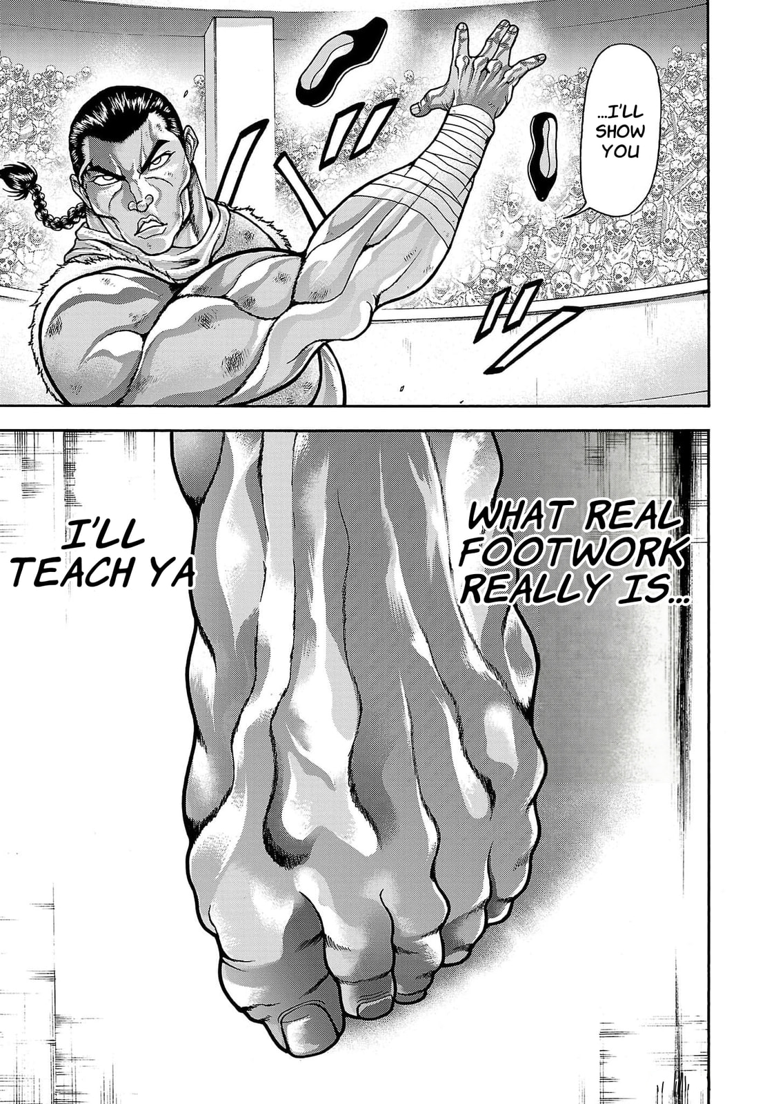 Baki Side Story: Retsu Kaioh Doesn't Mind Even If It's in Another World Chapter 56 page 14 - 