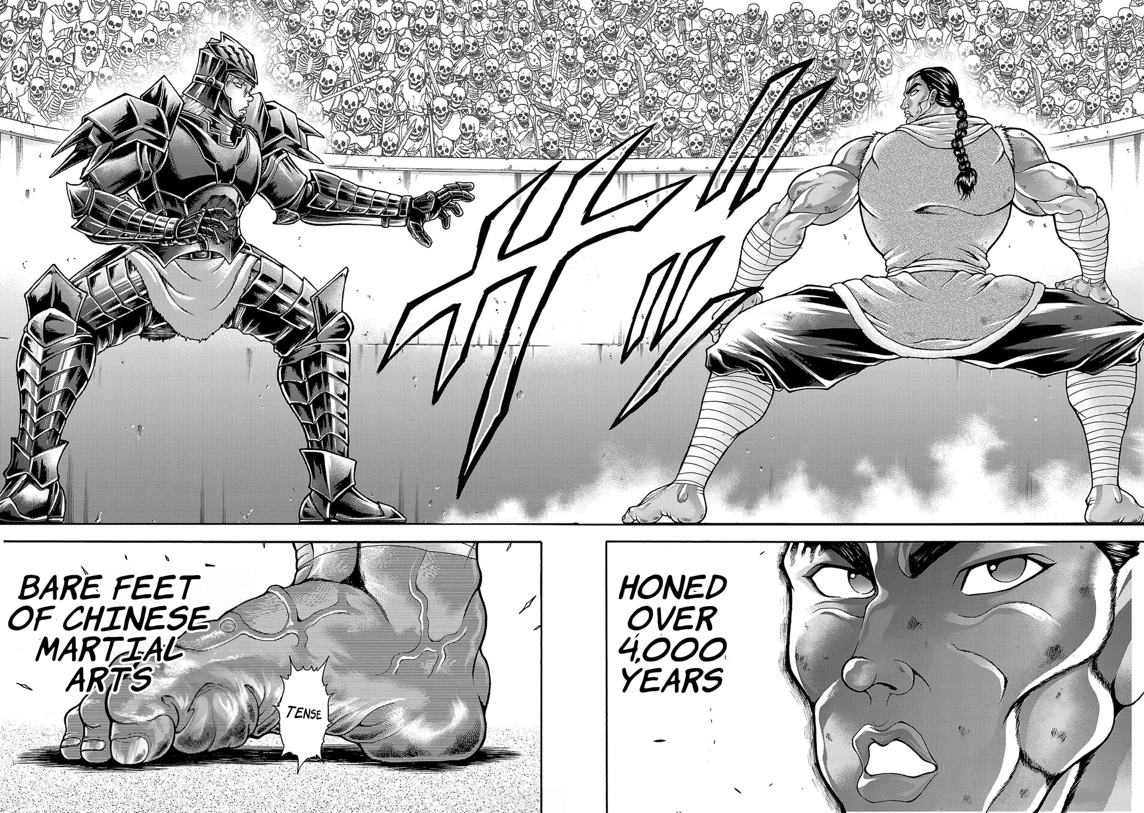 Baki Side Story: Retsu Kaioh Doesn't Mind Even If It's in Another World Chapter 56 page 15 - 