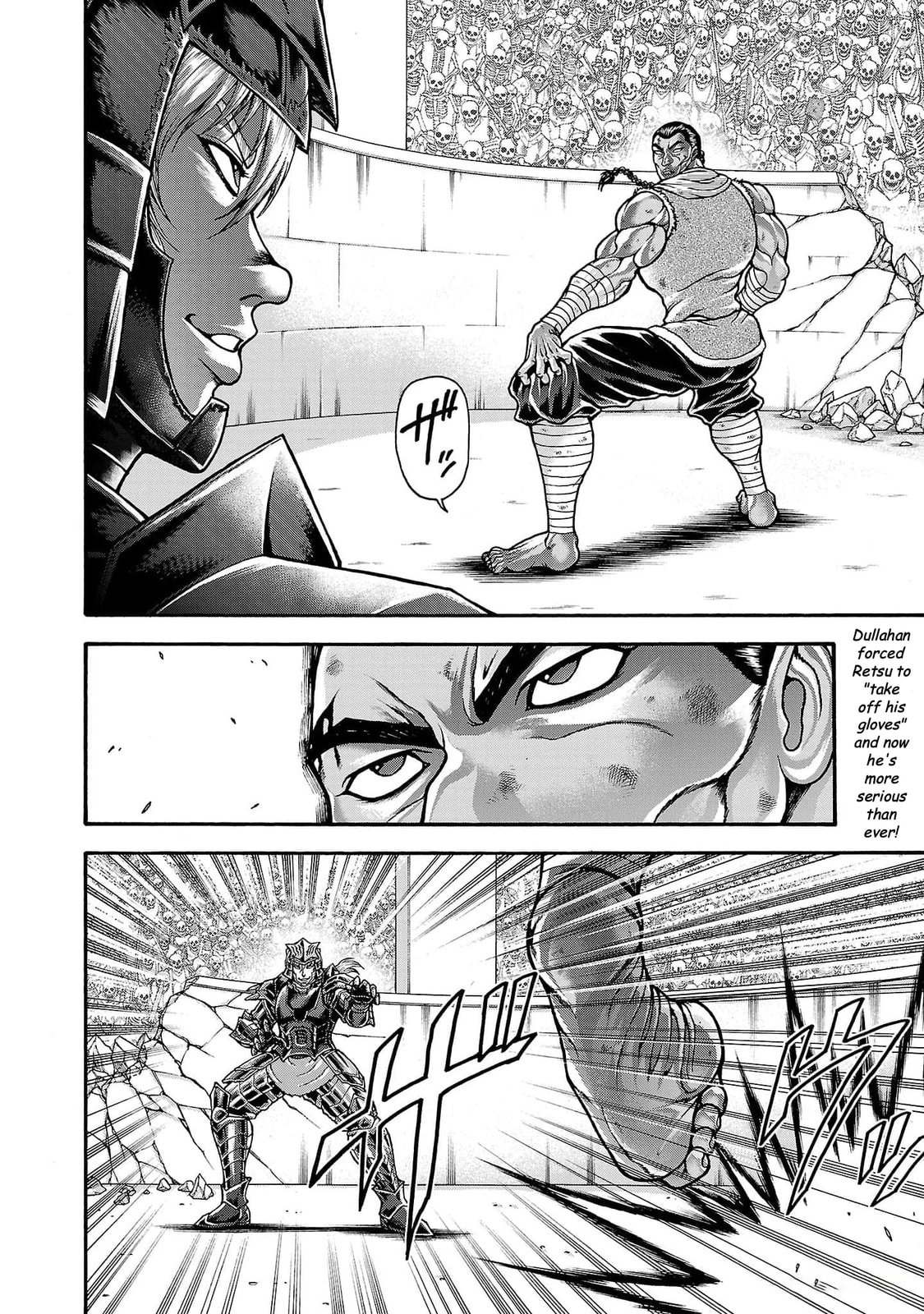 Baki Side Story: Retsu Kaioh Doesn't Mind Even If It's in Another World Chapter 57 page 2 - 