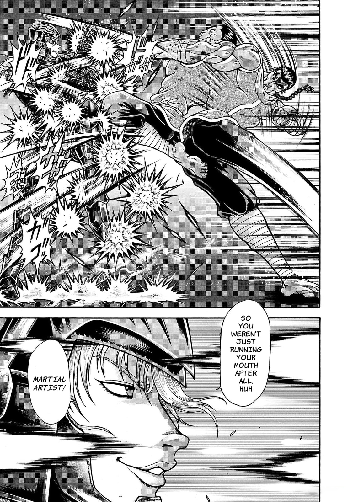 Baki Side Story: Retsu Kaioh Doesn't Mind Even If It's in Another World Chapter 57 page 3 - 