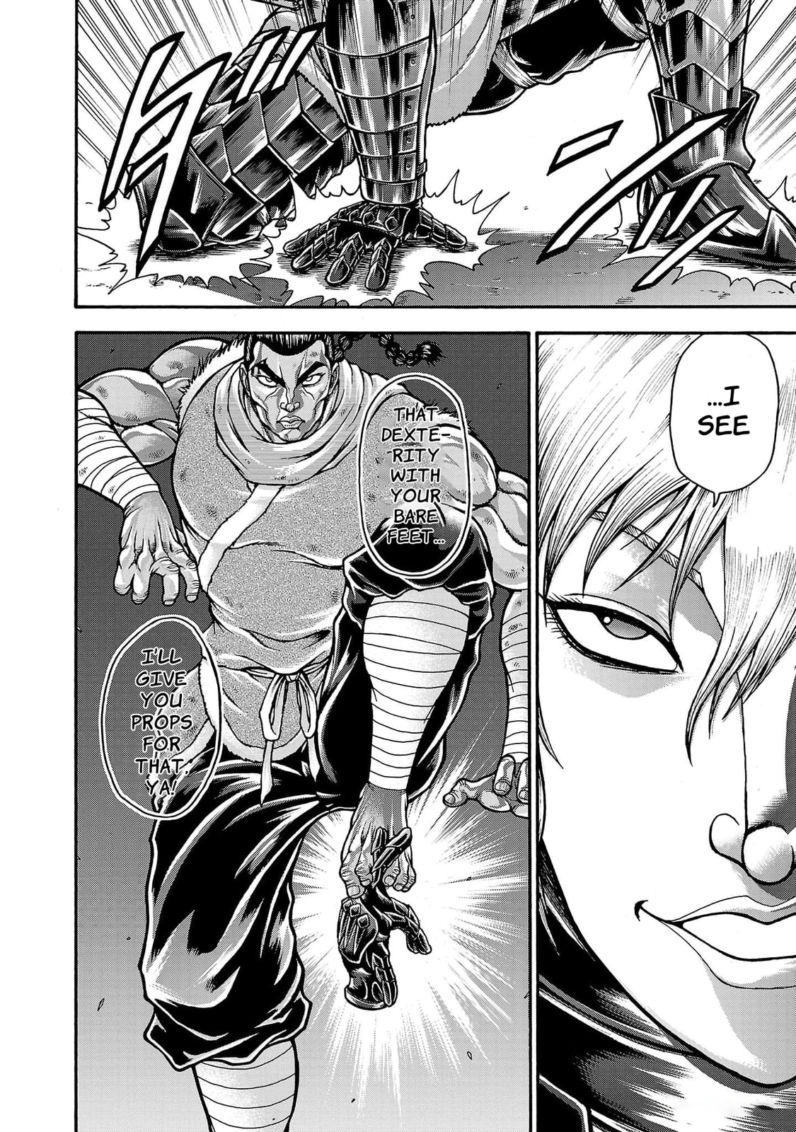 Baki Side Story: Retsu Kaioh Doesn't Mind Even If It's in Another World Chapter 57 page 8 - 