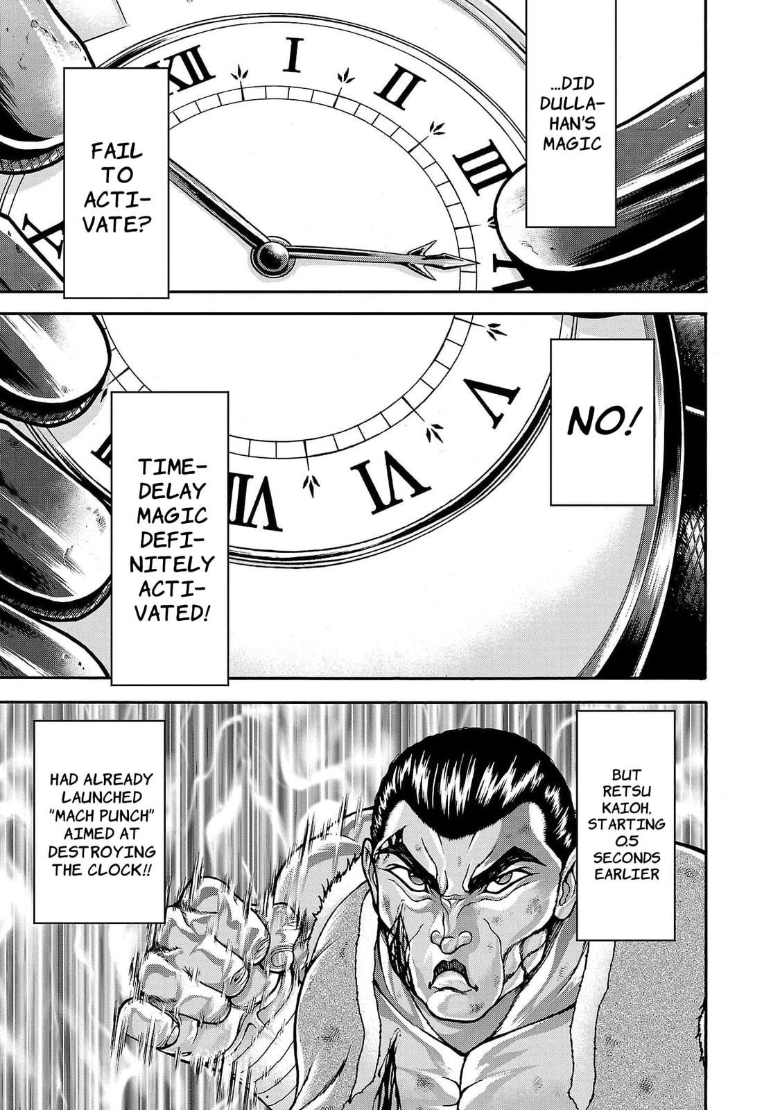 Baki Side Story: Retsu Kaioh Doesn't Mind Even If It's in Another World Chapter 58 page 12 - 