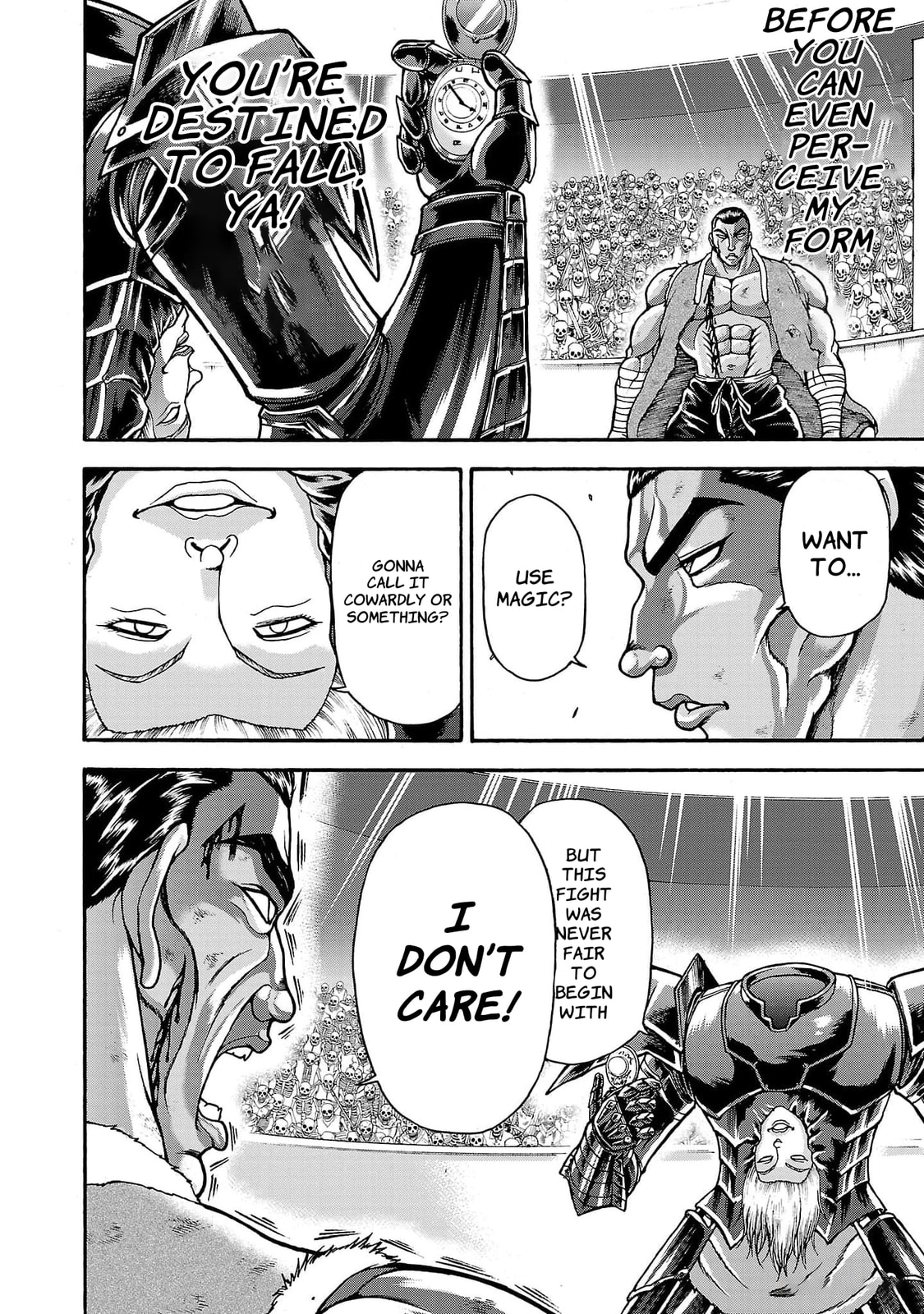 Baki Side Story: Retsu Kaioh Doesn't Mind Even If It's in Another World Chapter 58 page 8 - 