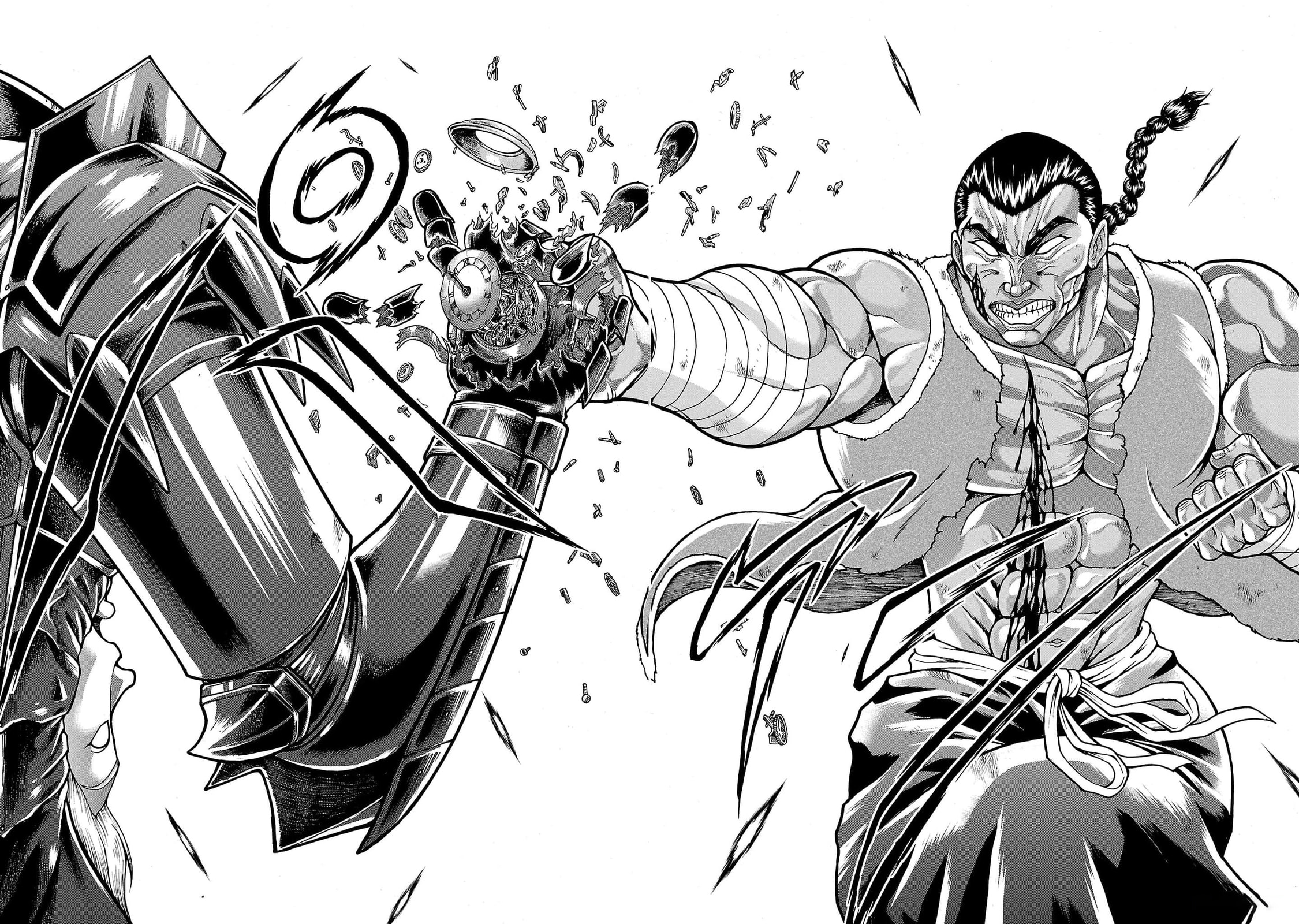 Baki Side Story: Retsu Kaioh Doesn't Mind Even If It's in Another World Chapter 58 page 10 - 