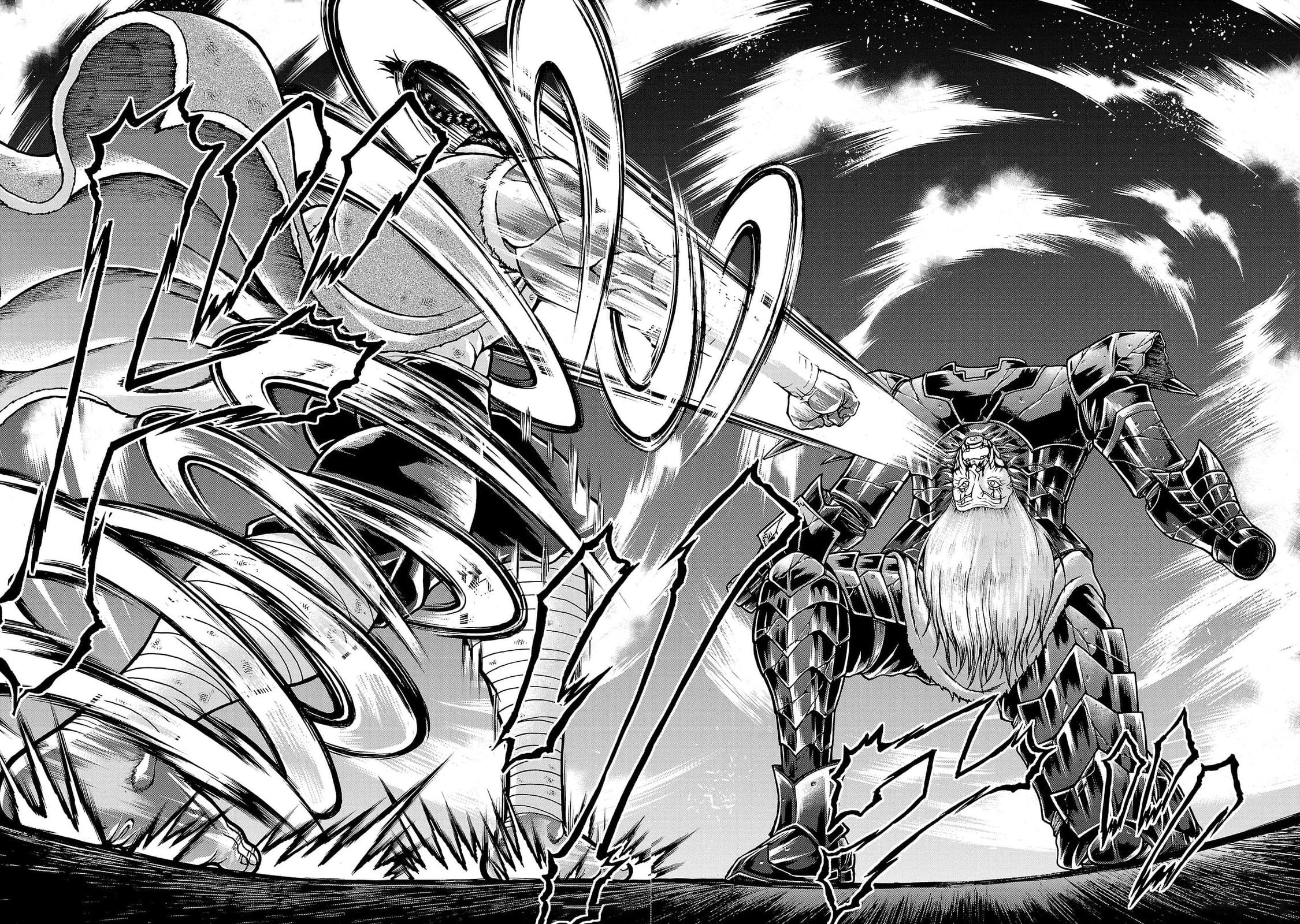 Baki Side Story: Retsu Kaioh Doesn't Mind Even If It's in Another World Chapter 59 page 8 - 