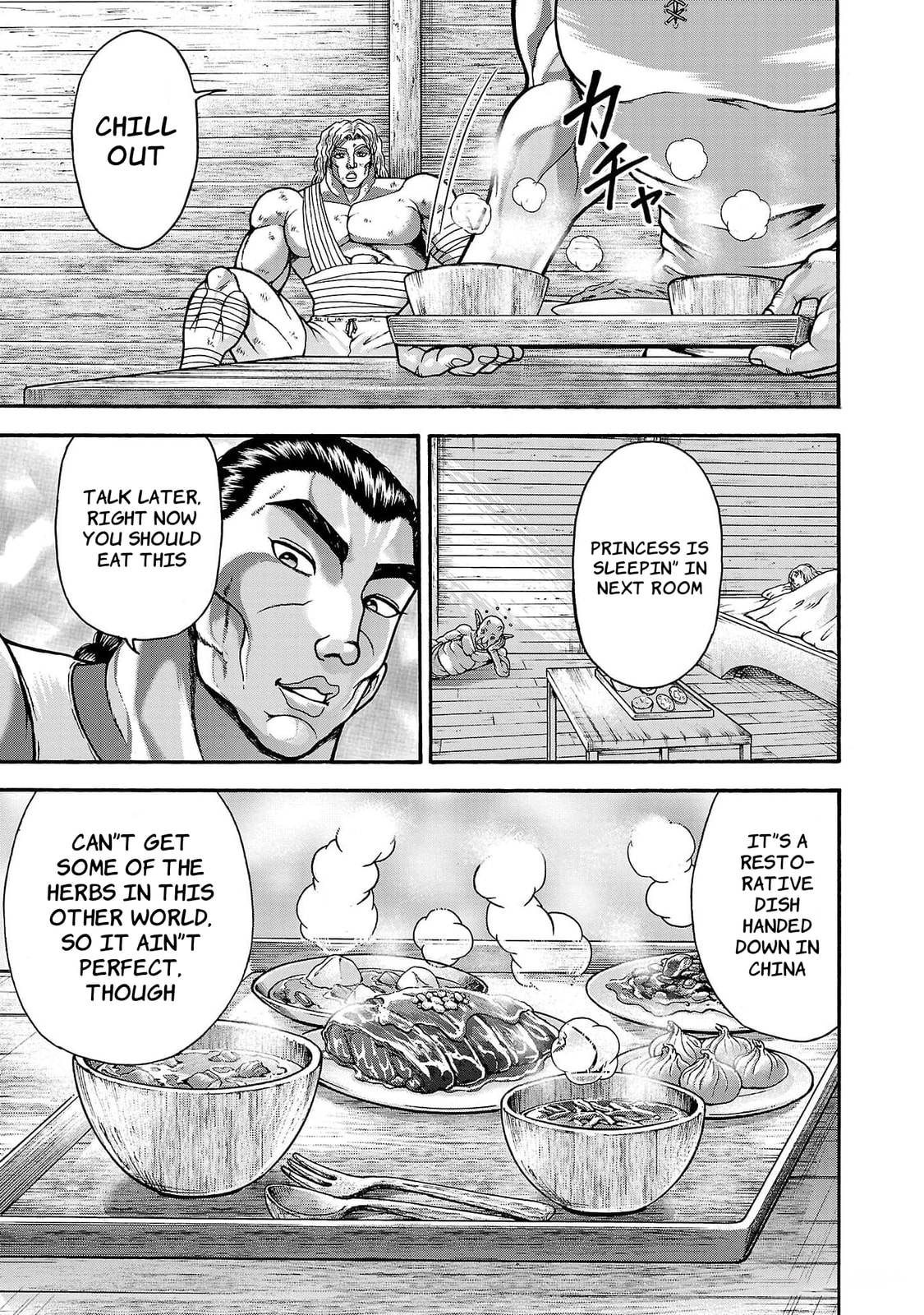 Baki Side Story: Retsu Kaioh Doesn't Mind Even If It's in Another World Chapter 60 page 7 - 