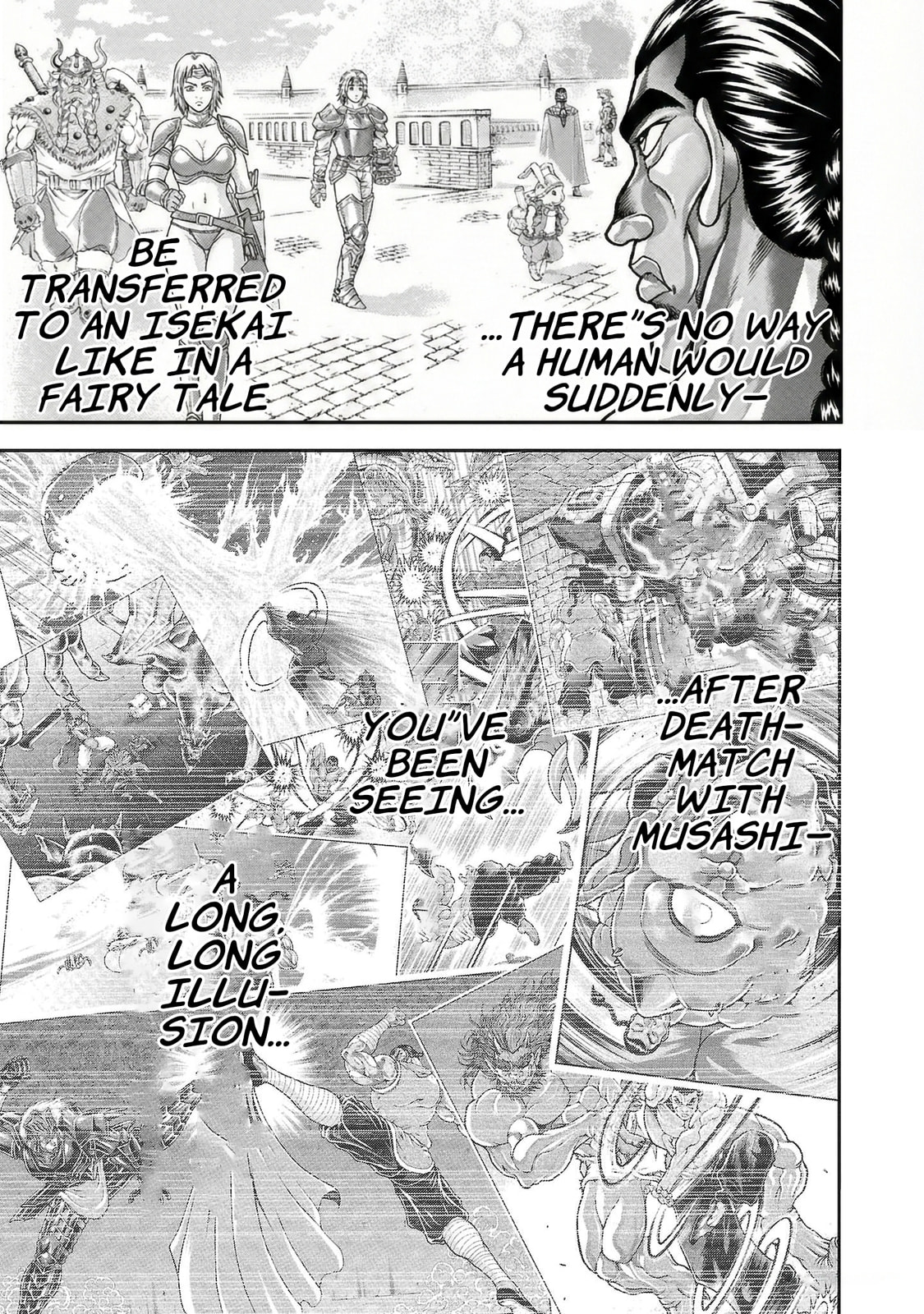 Baki Side Story: Retsu Kaioh Doesn't Mind Even If It's in Another World Chapter 61 page 11 - 