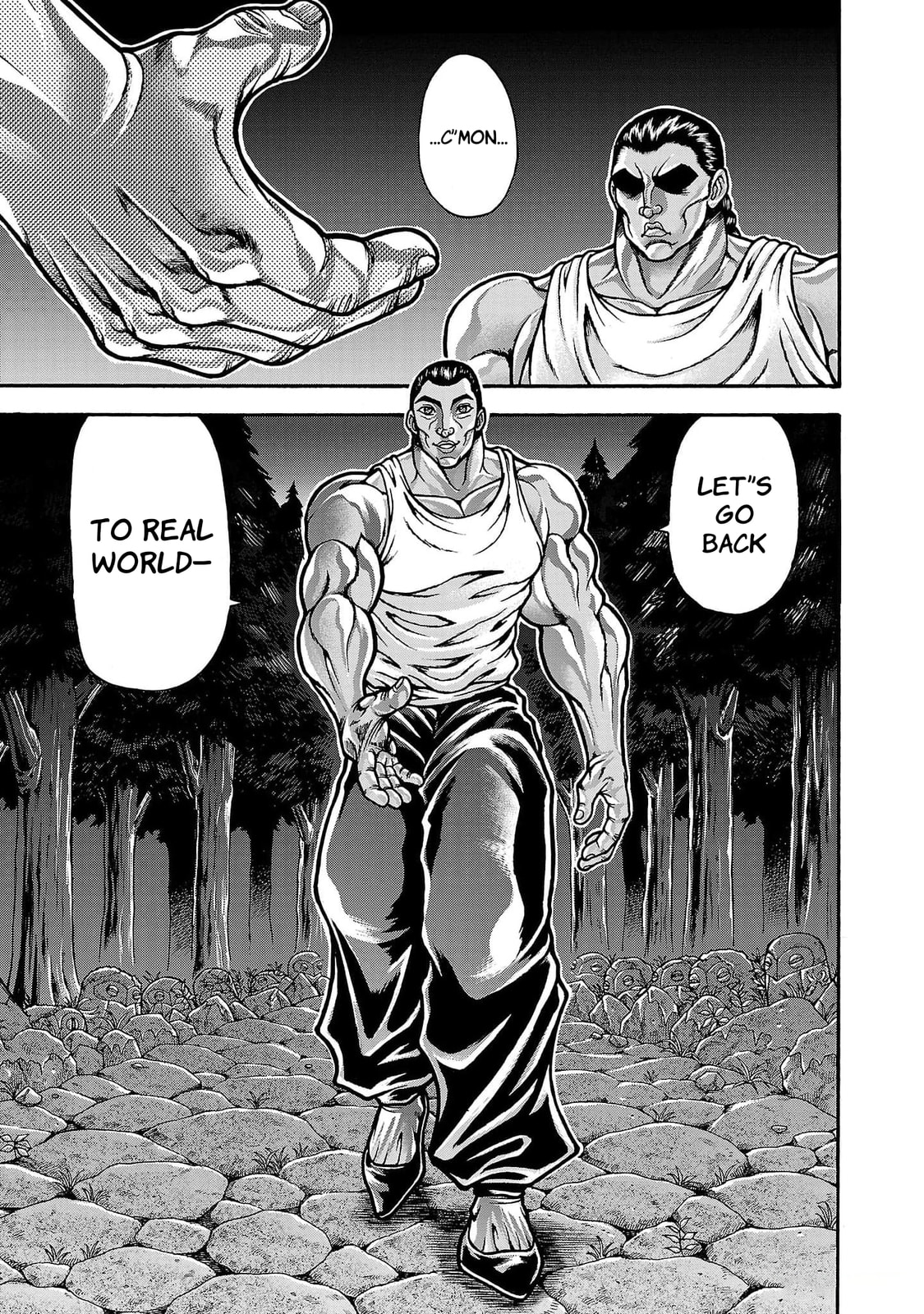 Baki Side Story: Retsu Kaioh Doesn't Mind Even If It's in Another World Chapter 61 page 13 - 