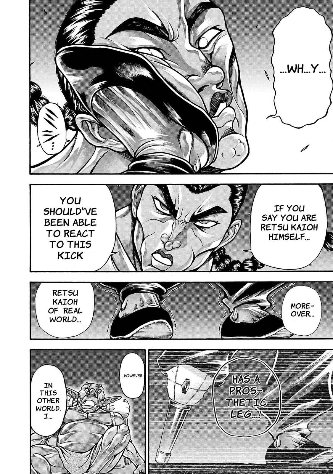 Baki Side Story: Retsu Kaioh Doesn't Mind Even If It's in Another World Chapter 61 page 15 - 
