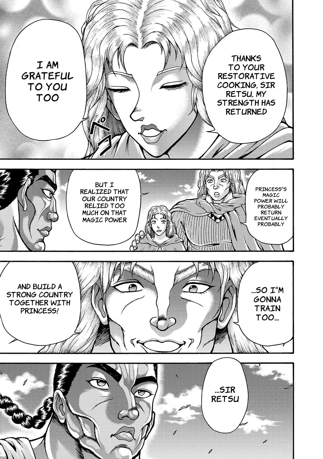 Baki Side Story: Retsu Kaioh Doesn't Mind Even If It's in Another World Chapter 61 page 3 - 