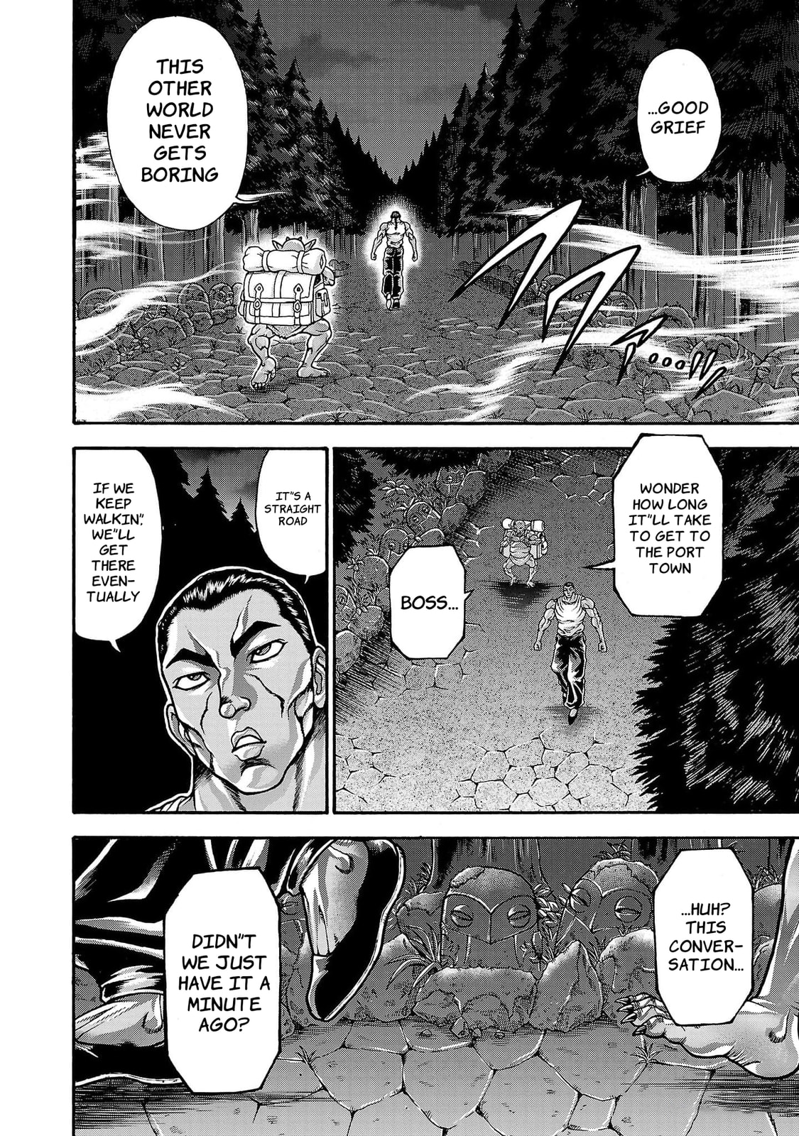 Baki Side Story: Retsu Kaioh Doesn't Mind Even If It's in Another World Chapter 62 page 2 - 