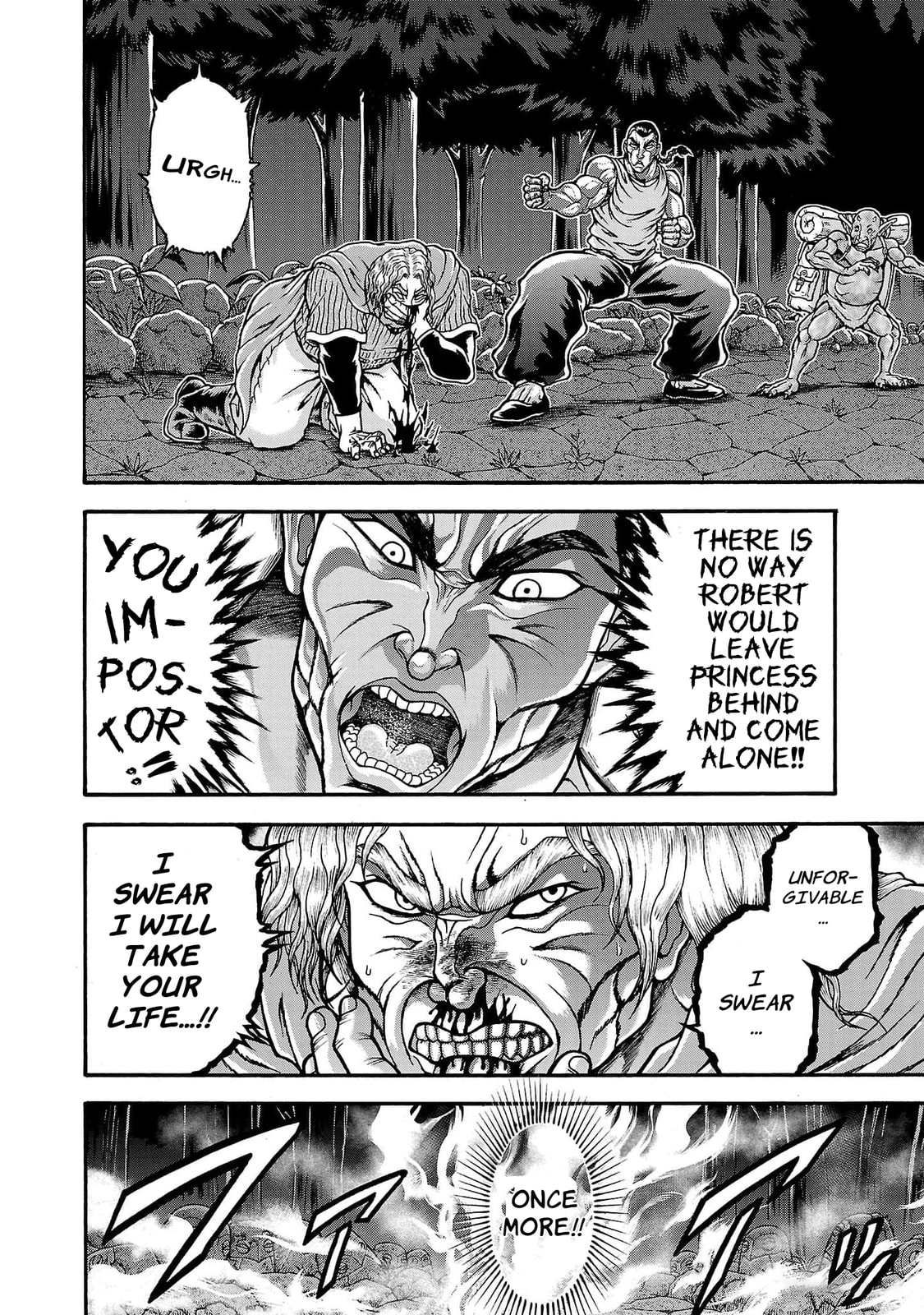 Baki Side Story: Retsu Kaioh Doesn't Mind Even If It's in Another World Chapter 62 page 12 - 