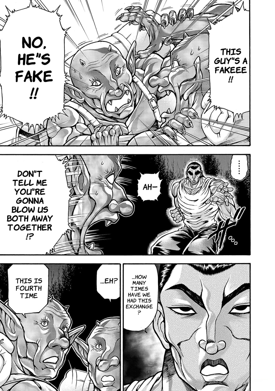 Baki Side Story: Retsu Kaioh Doesn't Mind Even If It's in Another World Chapter 62 page 15 - 