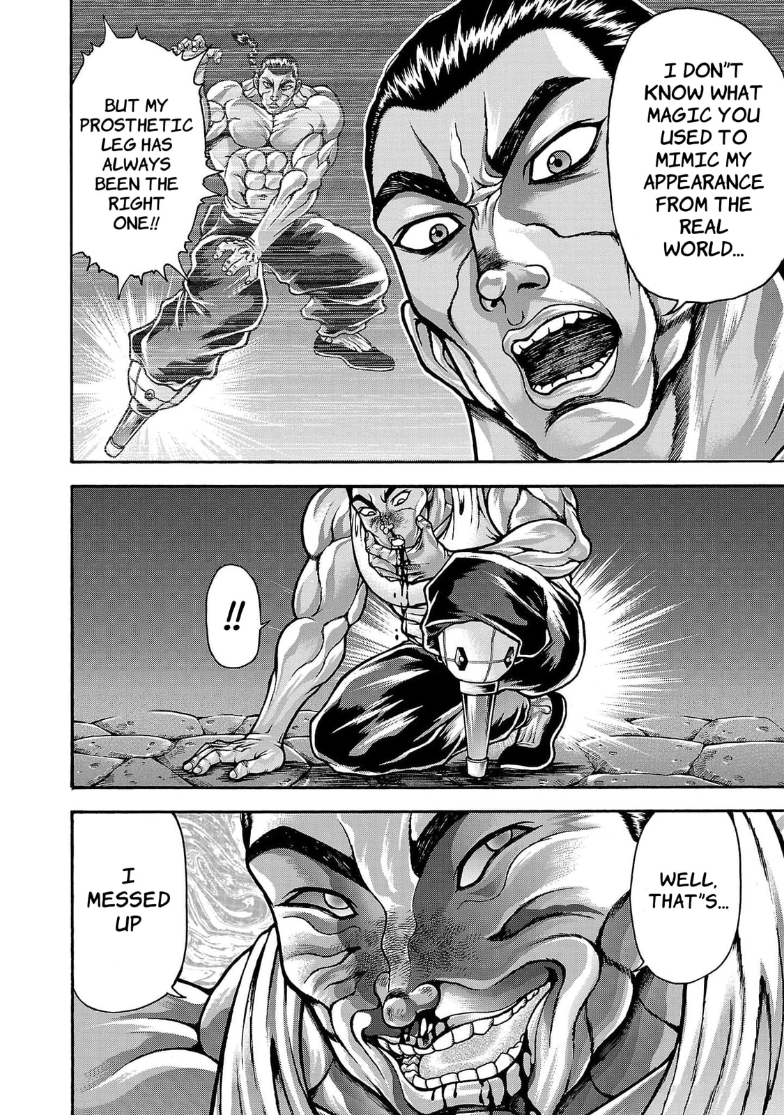 Baki Side Story: Retsu Kaioh Doesn't Mind Even If It's in Another World Chapter 62 page 8 - 