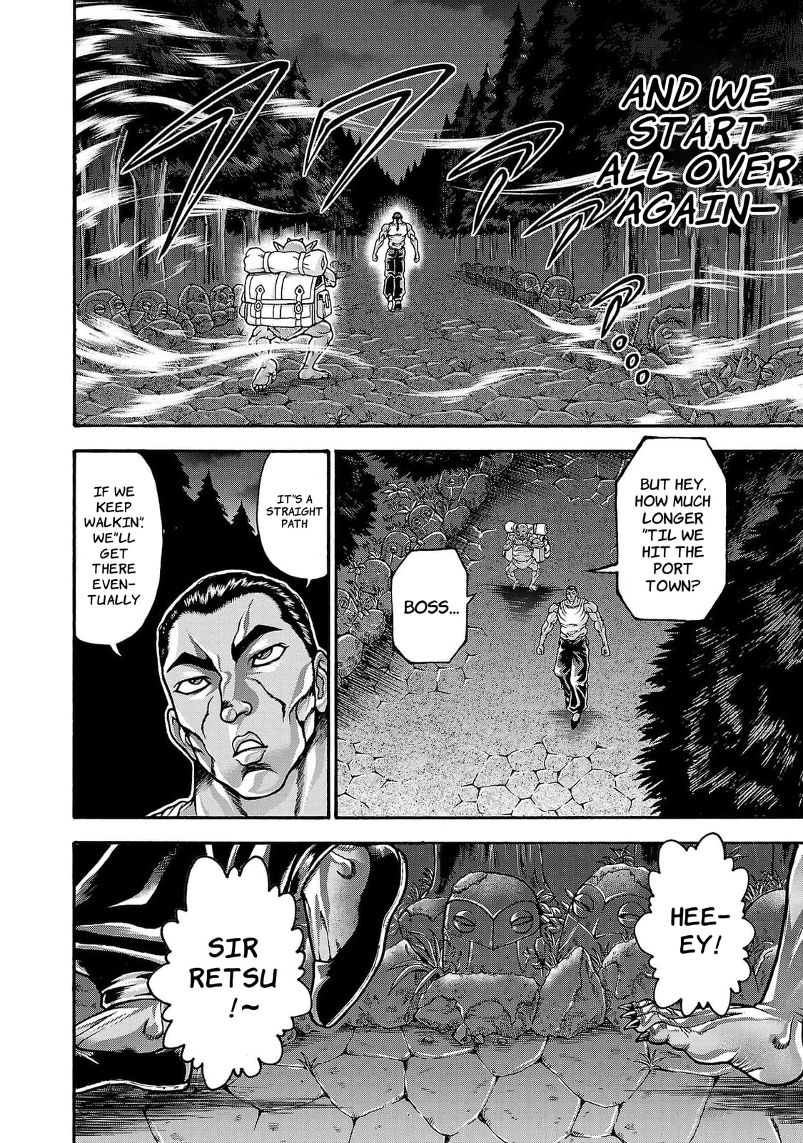 Baki Side Story: Retsu Kaioh Doesn't Mind Even If It's in Another World Chapter 62 page 10 - 