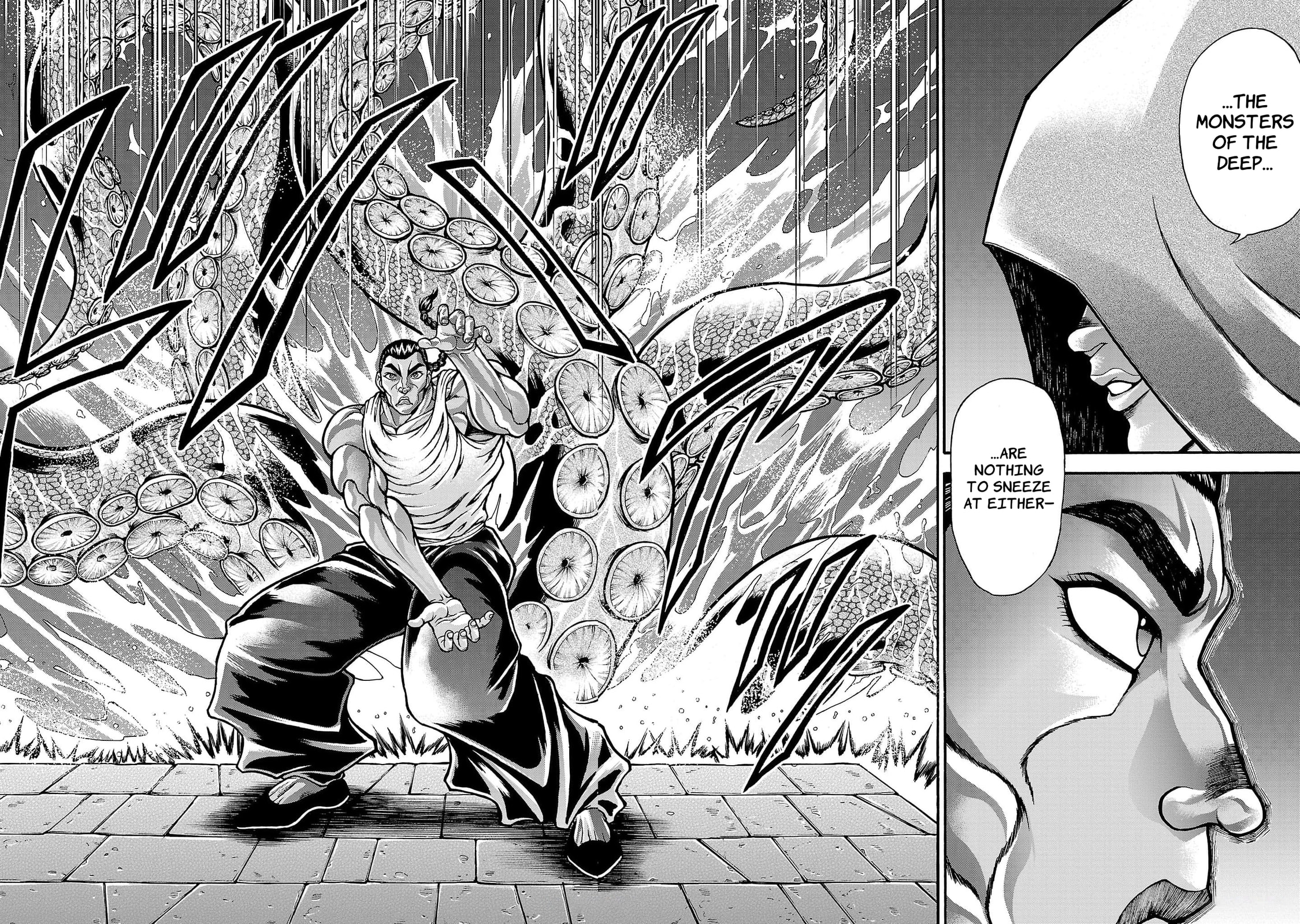 Baki Side Story: Retsu Kaioh Doesn't Mind Even If It's in Another World Chapter 63 page 16 - 