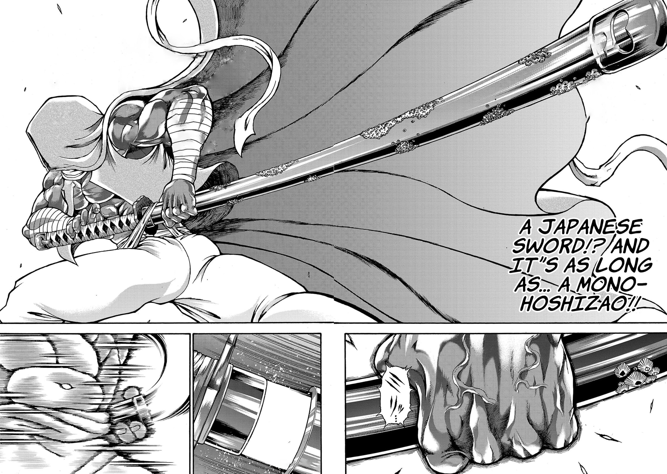 Baki Side Story: Retsu Kaioh Doesn't Mind Even If It's in Another World Chapter 64 page 13 - 
