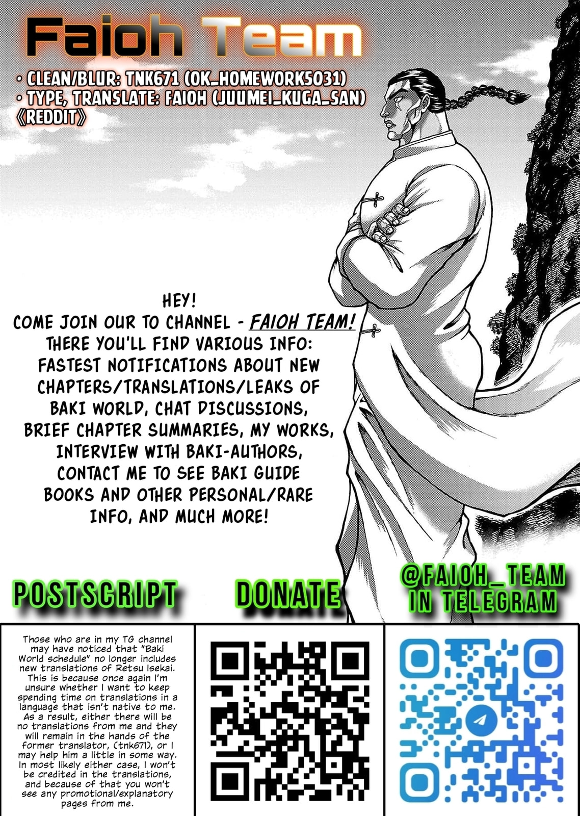 Baki Side Story: Retsu Kaioh Doesn't Mind Even If It's in Another World Chapter 64 page 21 - 