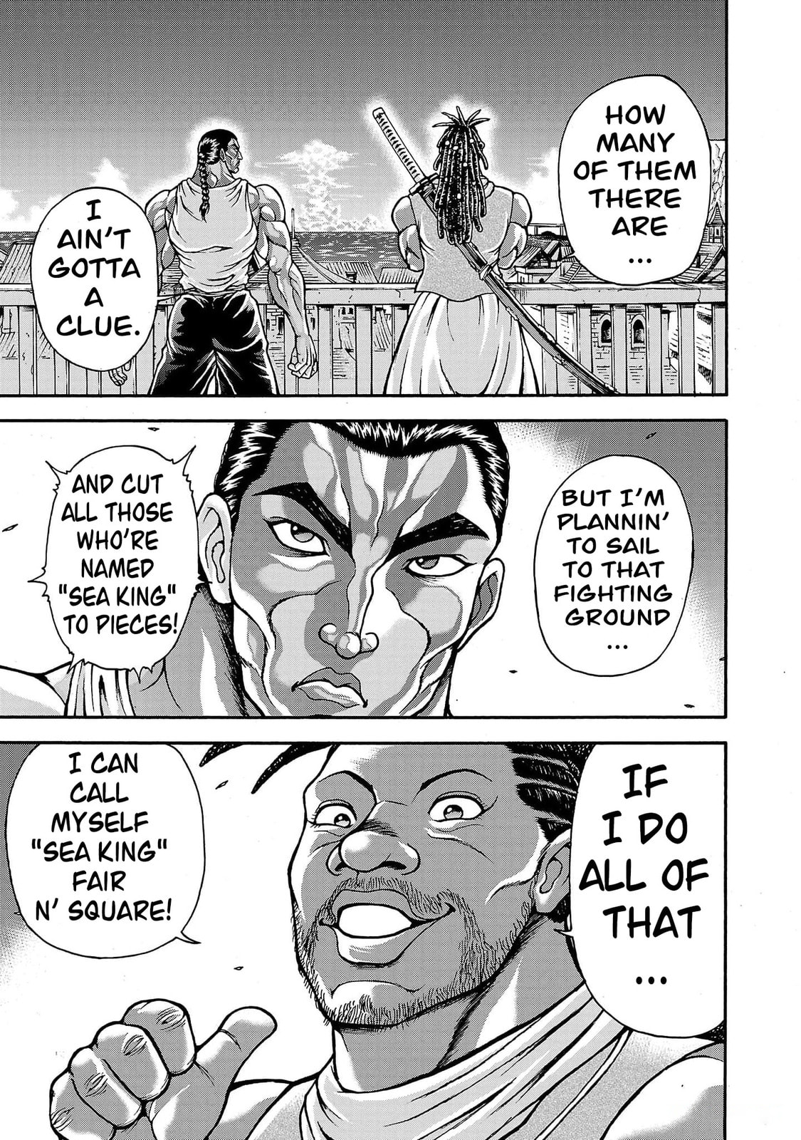 Baki Side Story: Retsu Kaioh Doesn't Mind Even If It's in Another World Chapter 65 page 15 - 