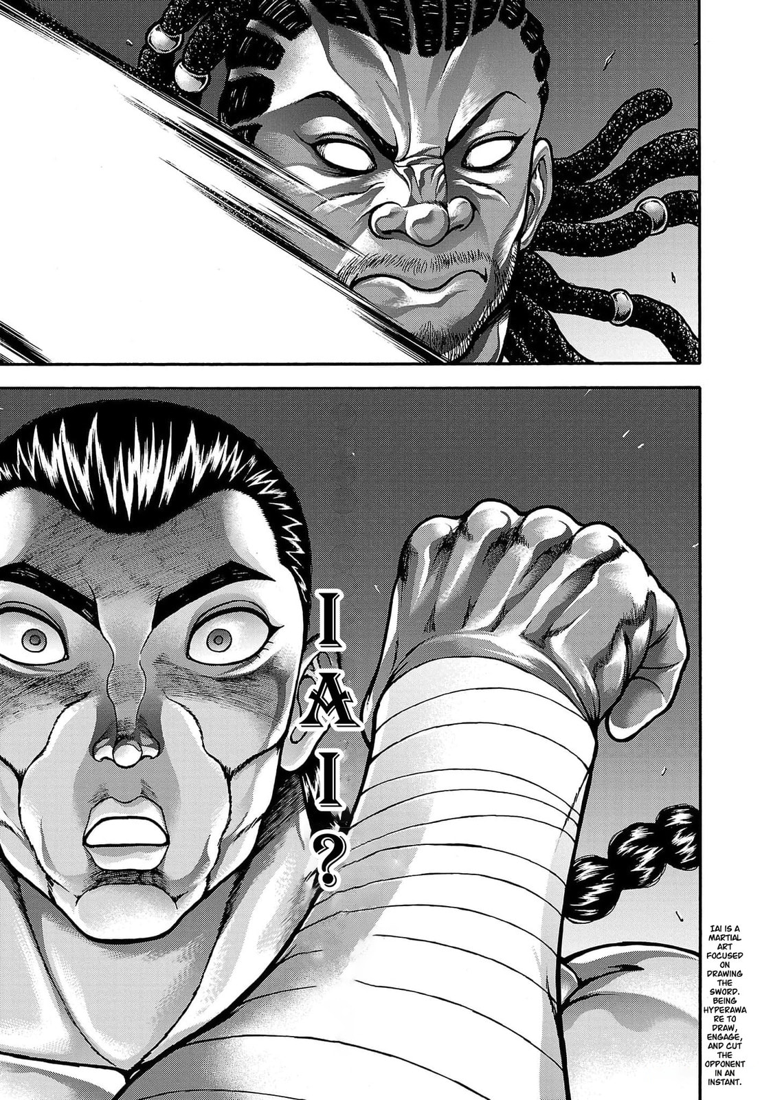 Baki Side Story: Retsu Kaioh Doesn't Mind Even If It's in Another World Chapter 65 page 21 - 