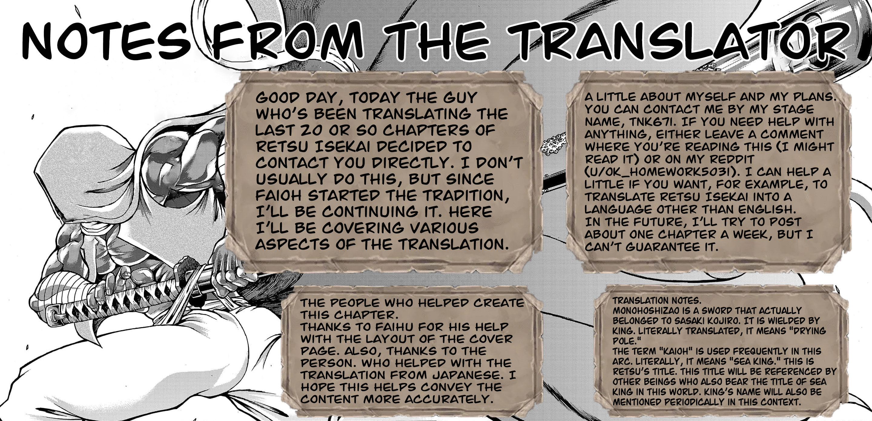 Baki Side Story: Retsu Kaioh Doesn't Mind Even If It's in Another World Chapter 65 page 23 - 