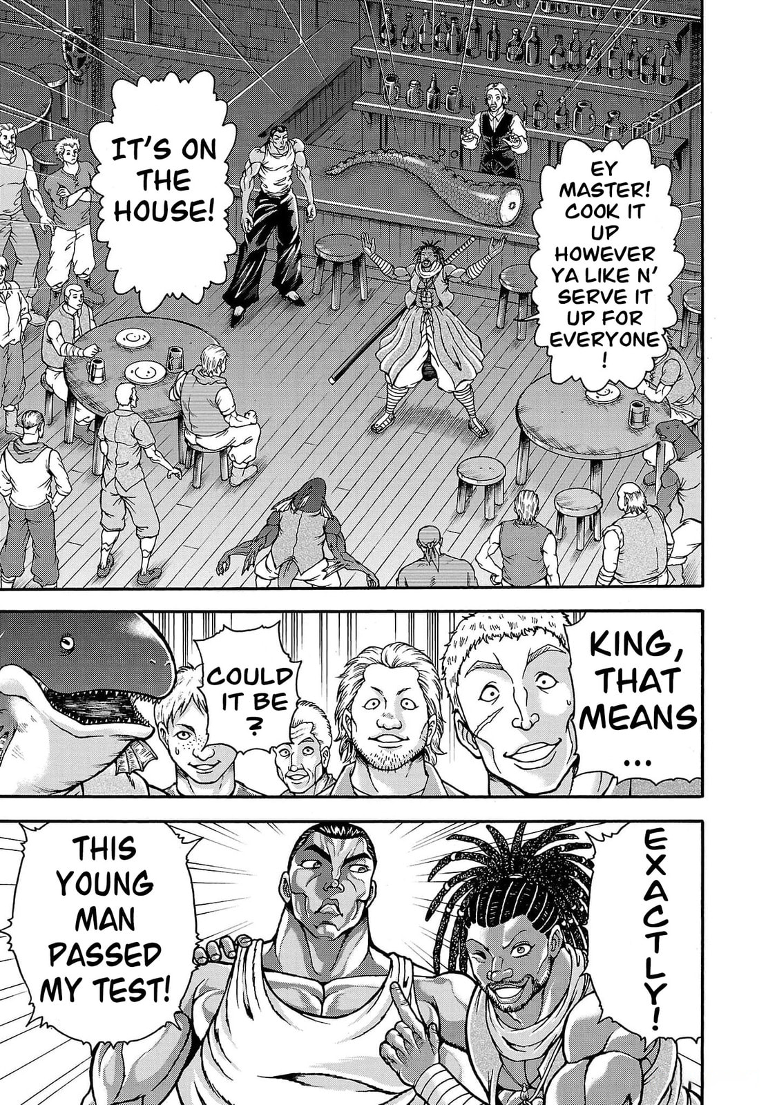 Baki Side Story: Retsu Kaioh Doesn't Mind Even If It's in Another World Chapter 65 page 8 - 