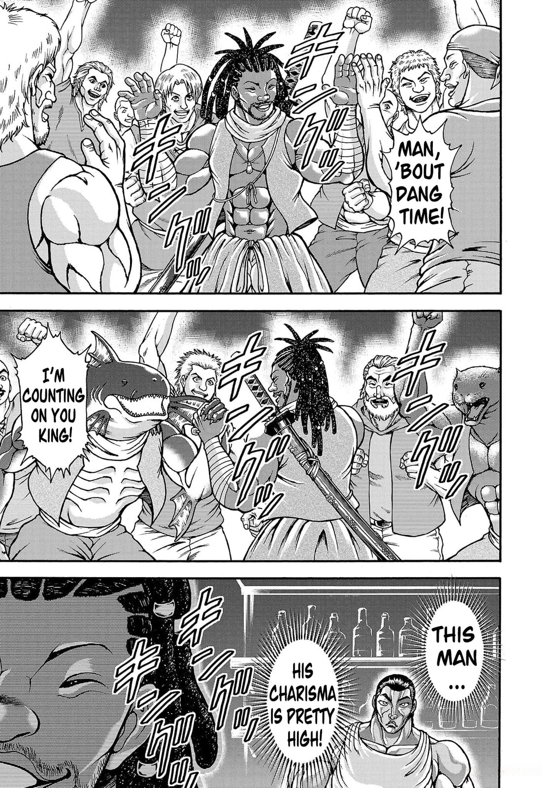 Baki Side Story: Retsu Kaioh Doesn't Mind Even If It's in Another World Chapter 65 page 10 - 