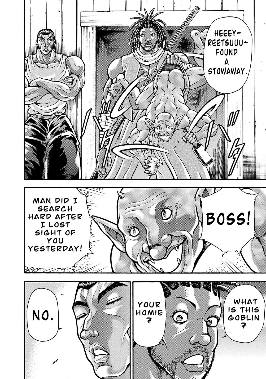 Baki Side Story: Retsu Kaioh Doesn't Mind Even If It's in Another World Chapter 66 page 11 - 