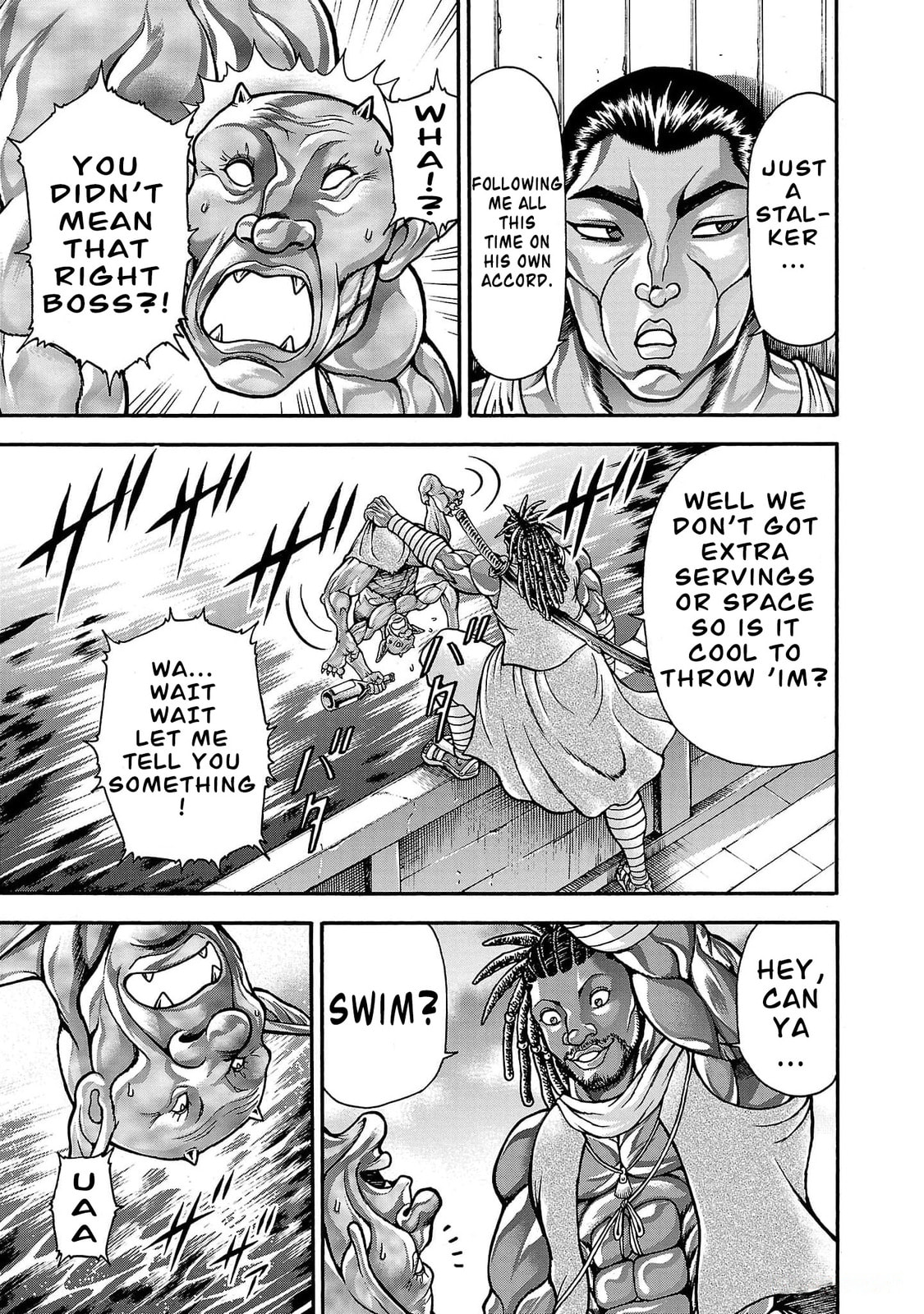 Baki Side Story: Retsu Kaioh Doesn't Mind Even If It's in Another World Chapter 66 page 12 - 
